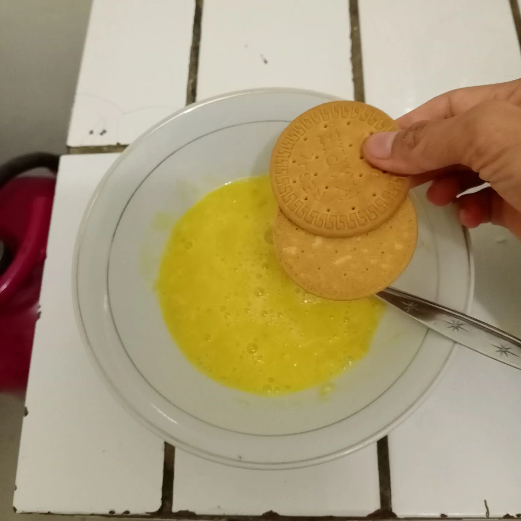 Step 3 Pisang Keju