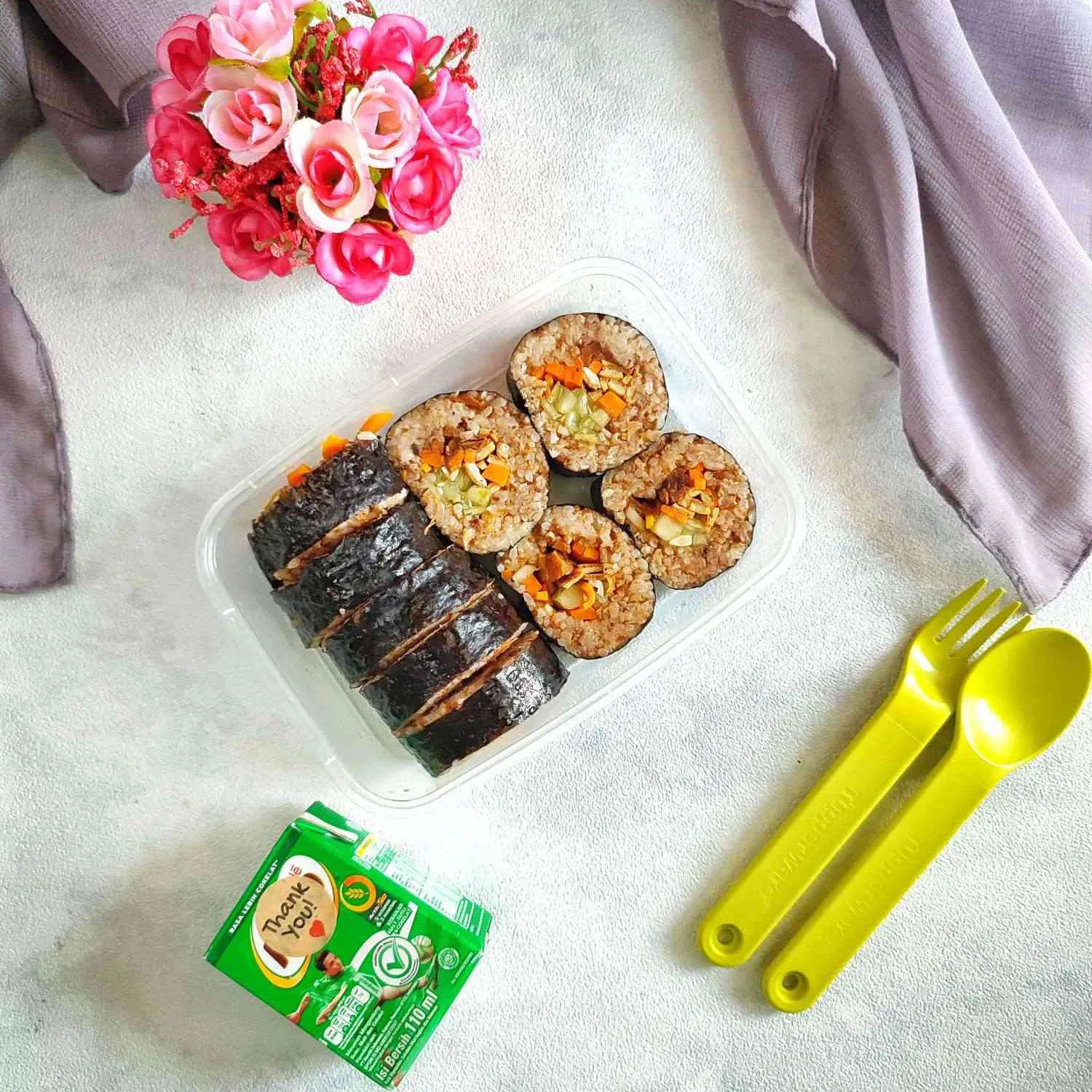Lunch Box Sushi Rendang #MISIHARIANAKNASIONAL