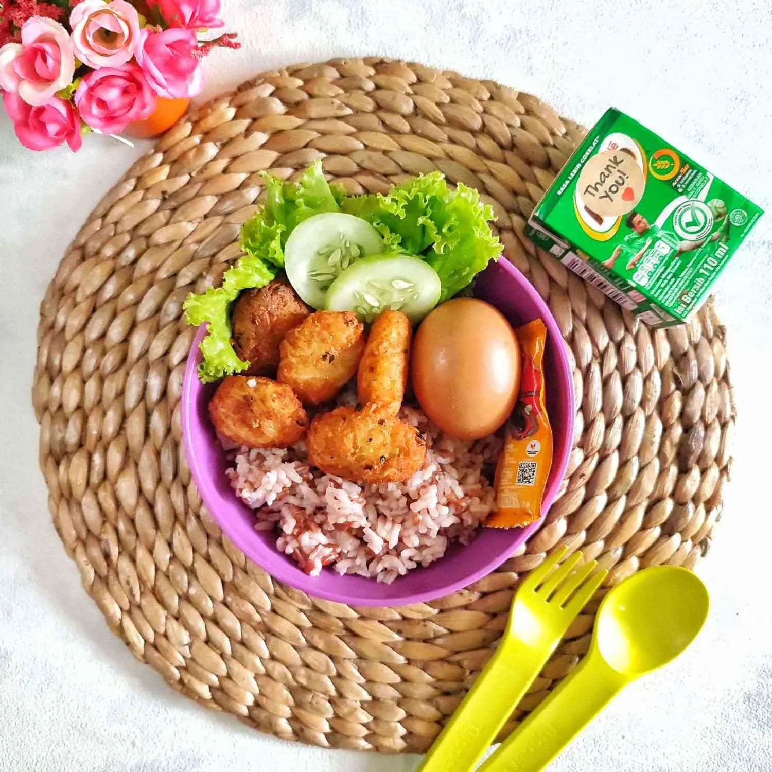 Lunch Box Nasi Perkedel Tahu Bihun #MISIHARIANAKNASIONAL