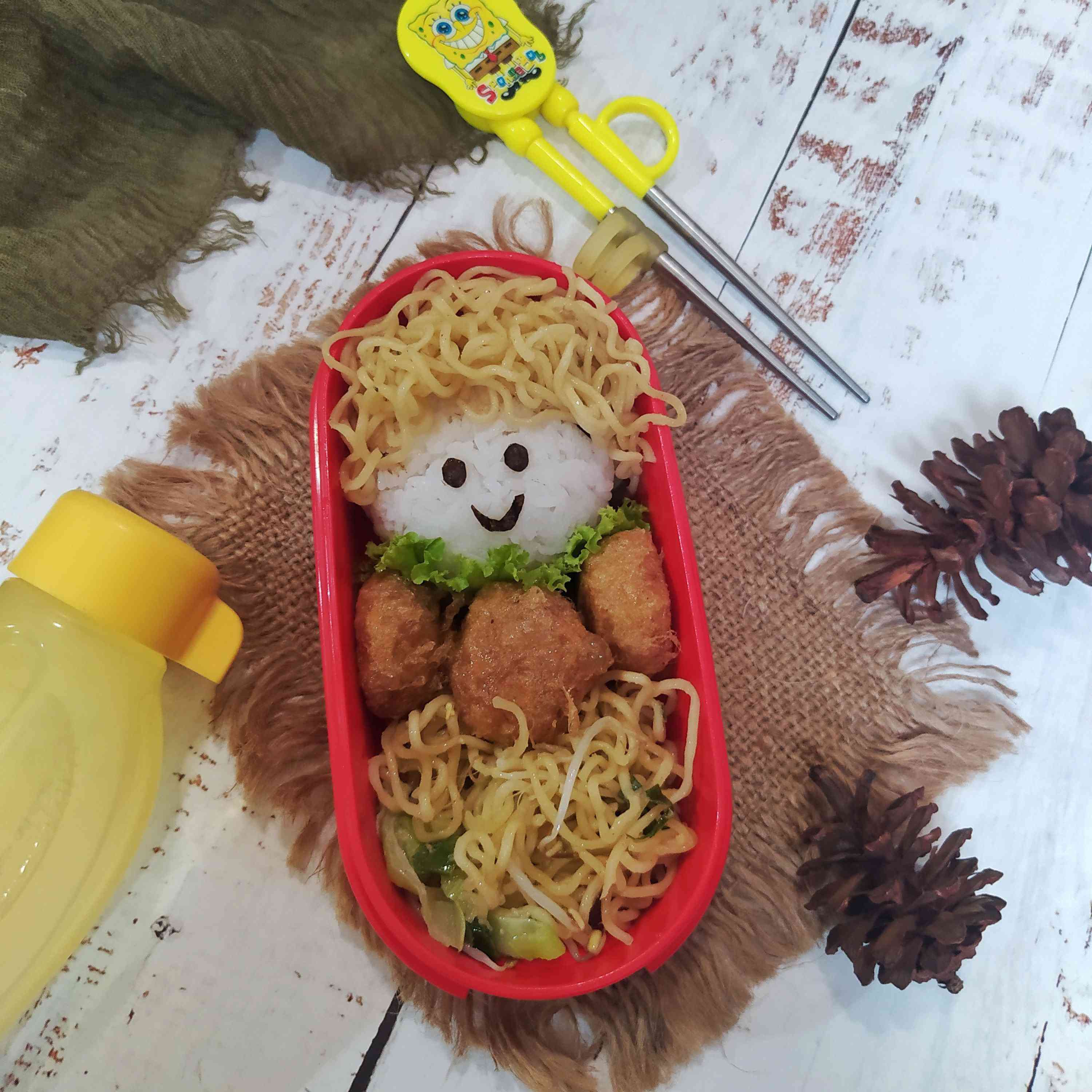 Resep Bento Curly Boy #MISIHARIANAKNASIONAL Sederhana Rumahan di Yummy App
