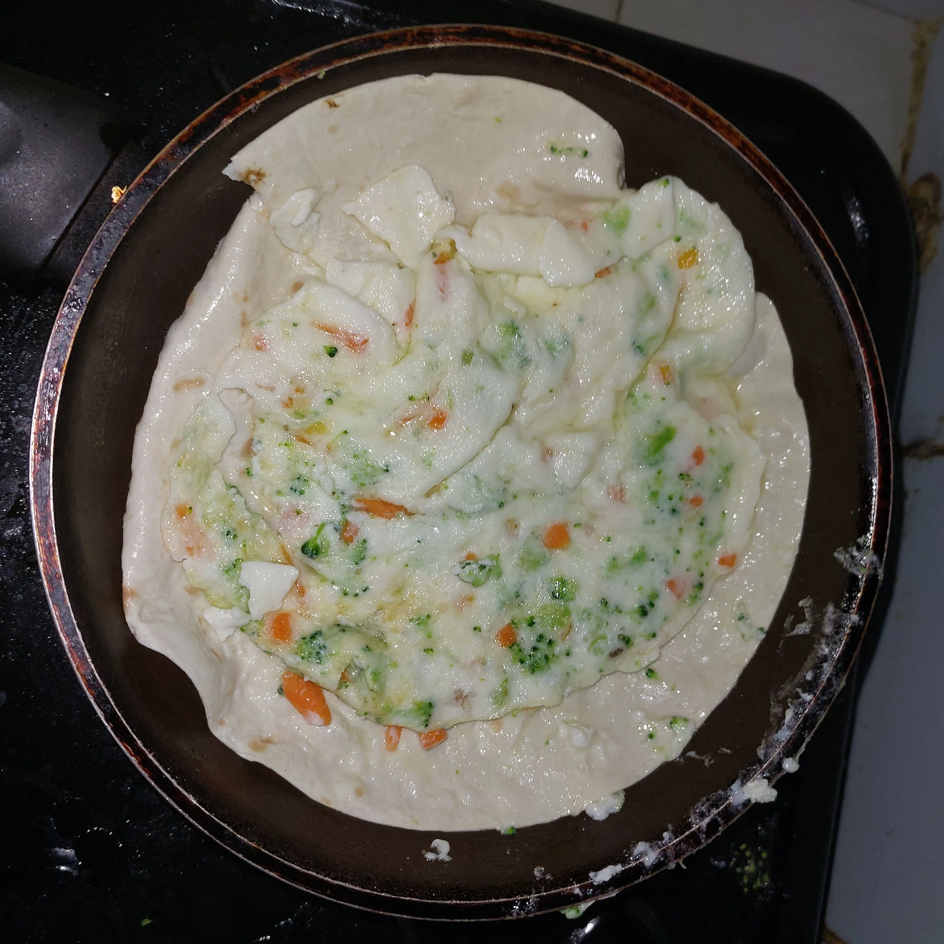 Step 8 Sosis Bunga Matahari Tortilla Roll