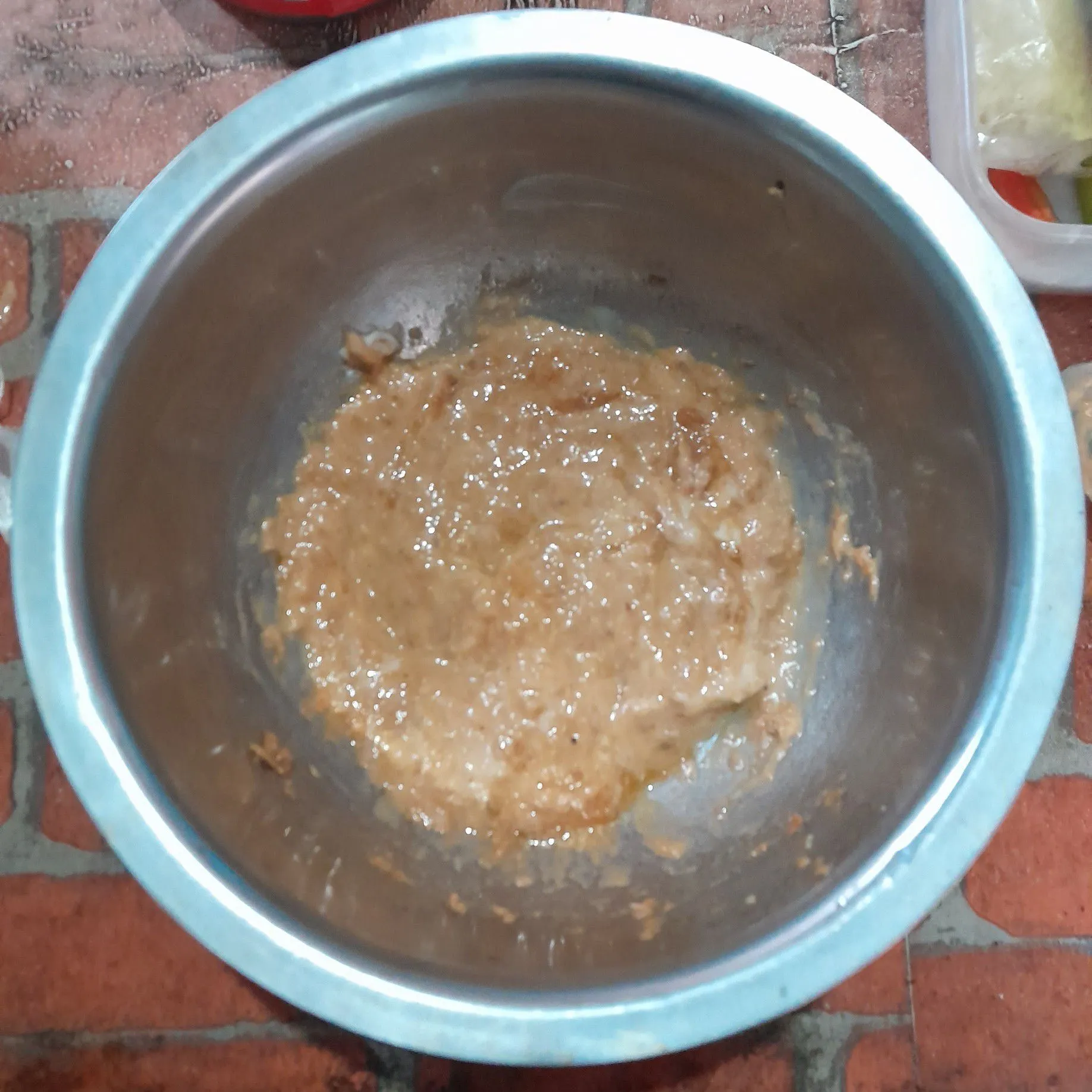Step 2 Roti Panggang Tuna Mentai