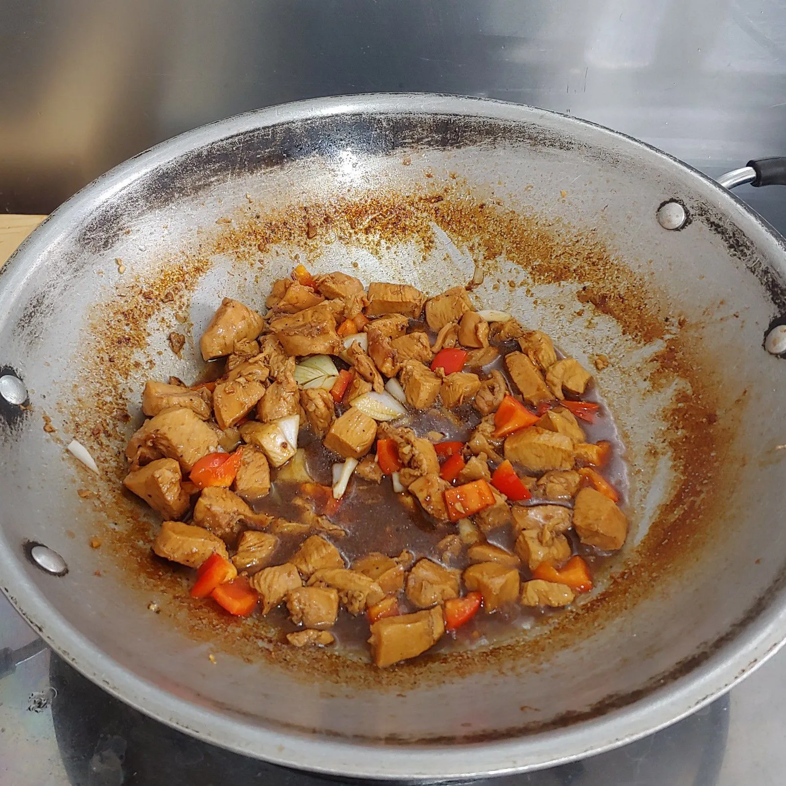Step 4 Nasi Ayam Lada Hitam