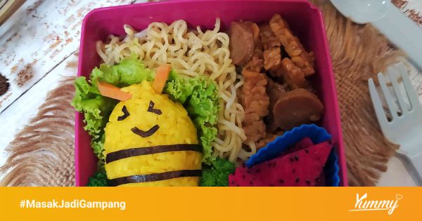 Resep Bento Lebah #MISIHARIANAKNASIONAL Sederhana Rumahan di Yummy App