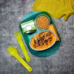 Lunch Box Nasi Mentai Rendang #MISIHARIANAKNASIONAL