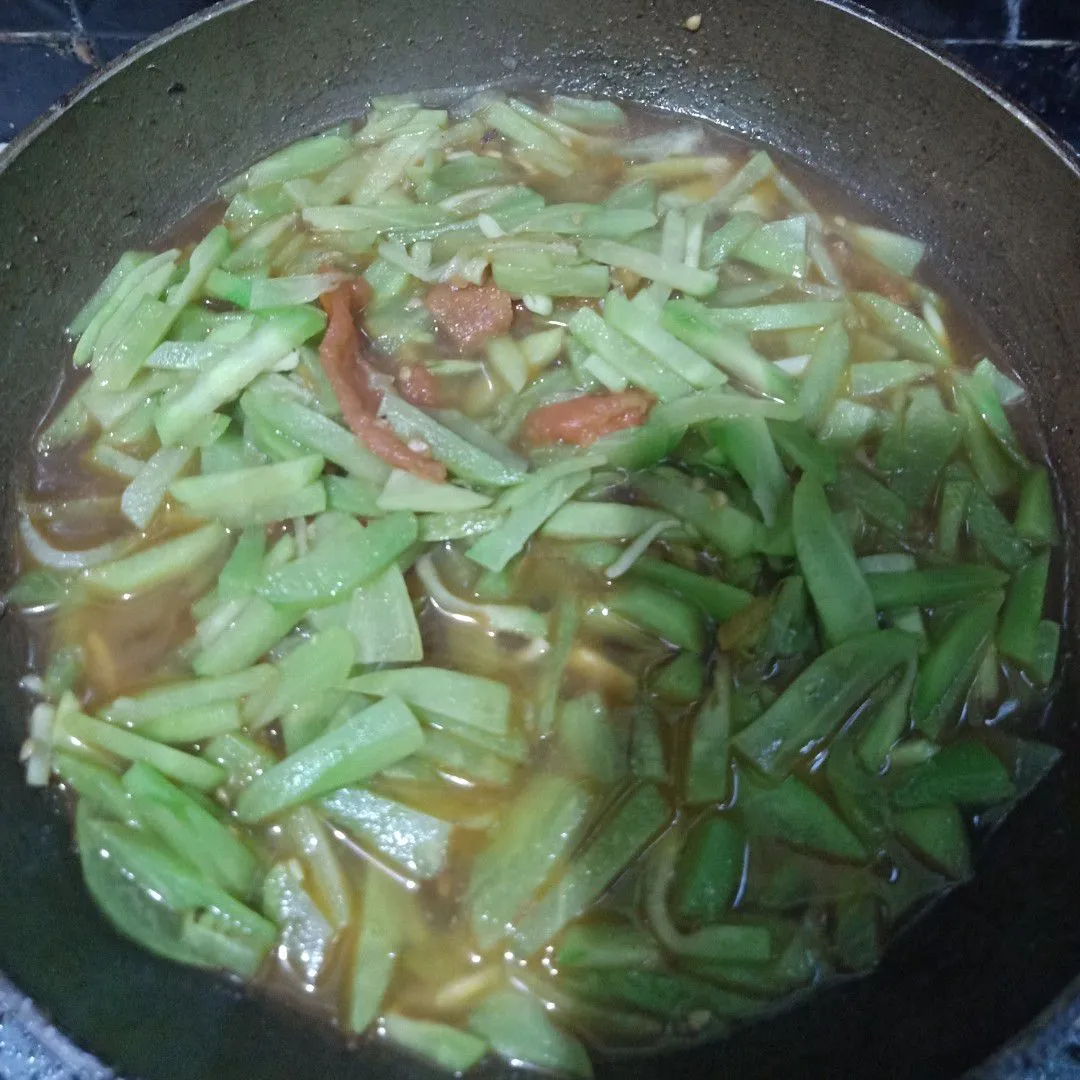 Step 10 Oseng Tahu Mini Waluh Saus Tiram