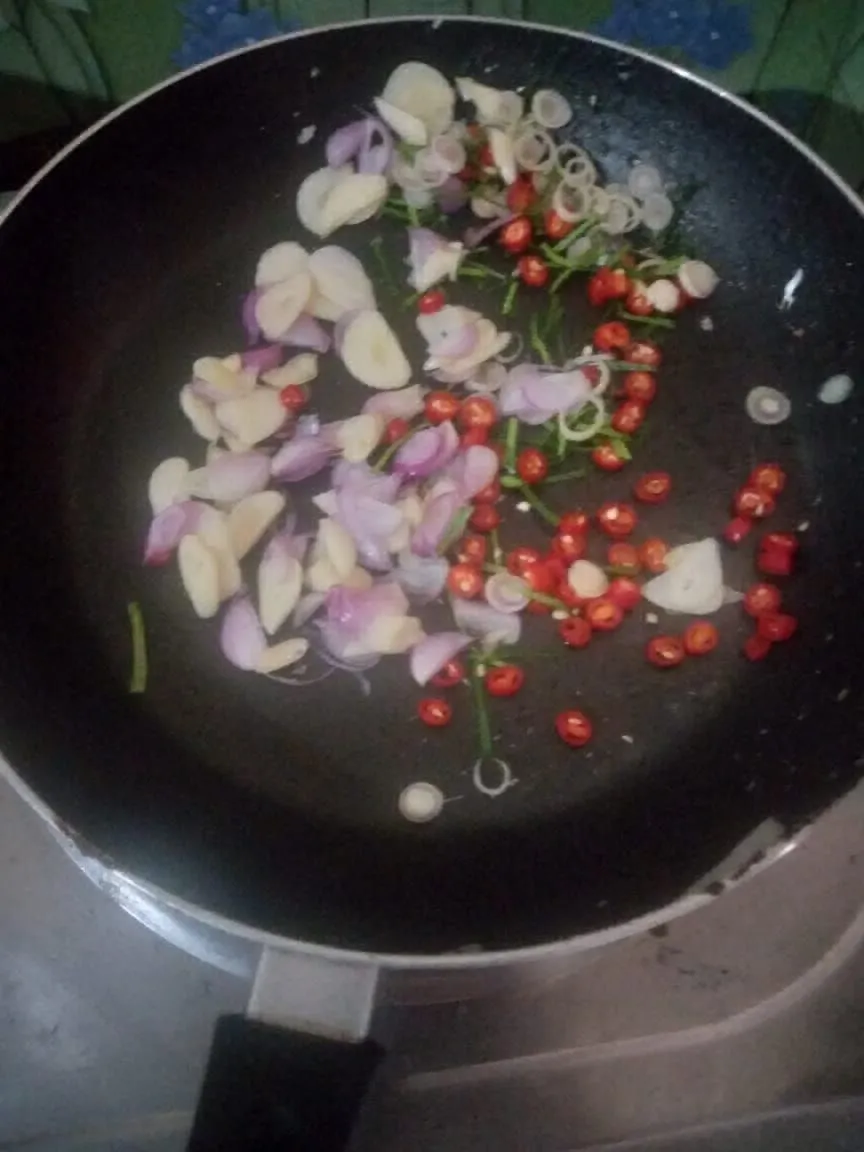 Step 5 Nasi Lunch Box Daging Sambal Matah