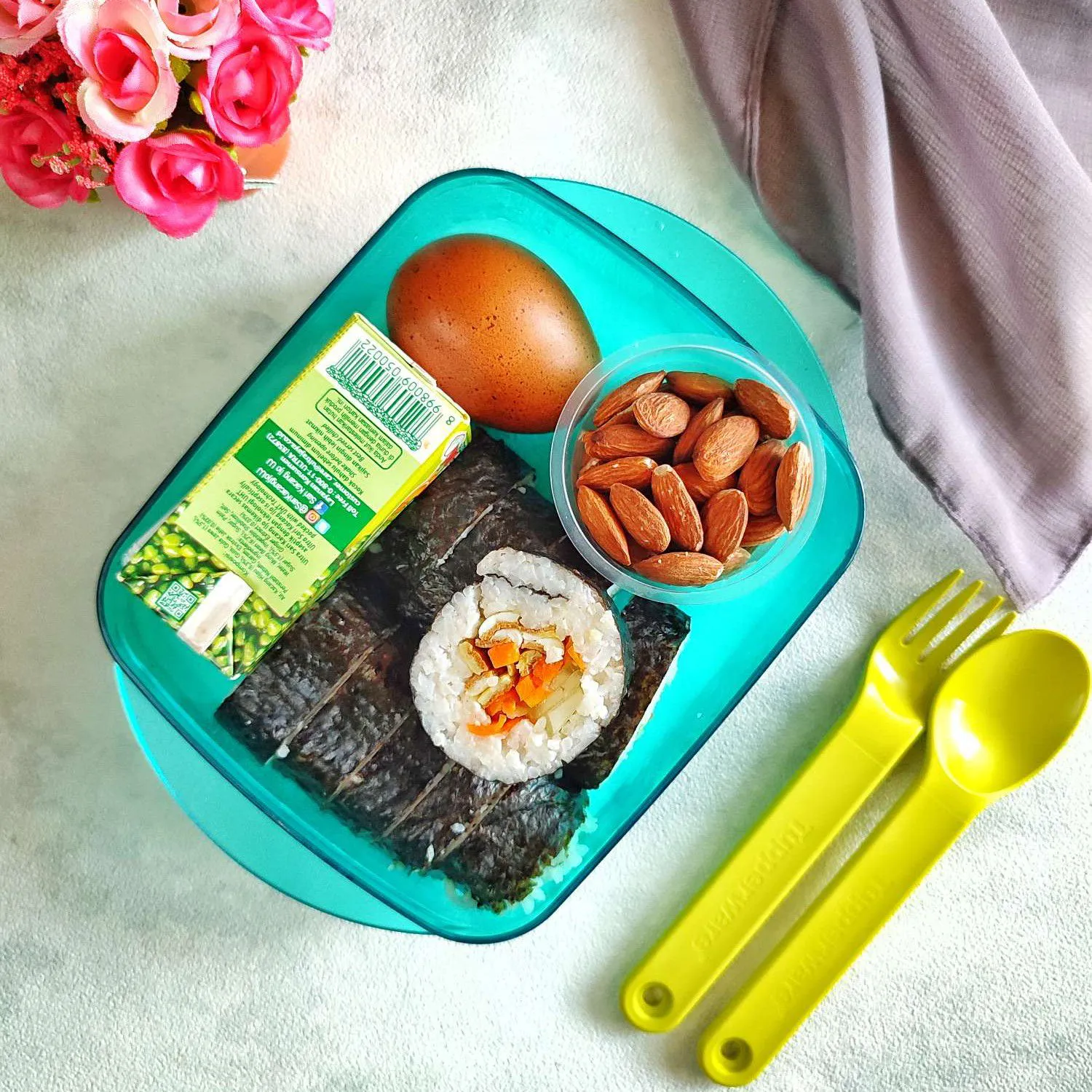 Step 10 Lunch Box Kimbab Telur Dadar