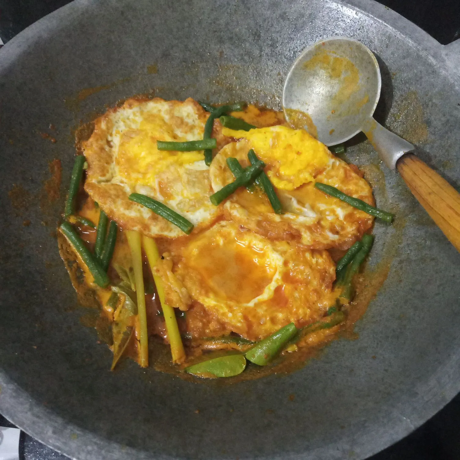 Step 6 Mangut Kacang Telur Ceplok