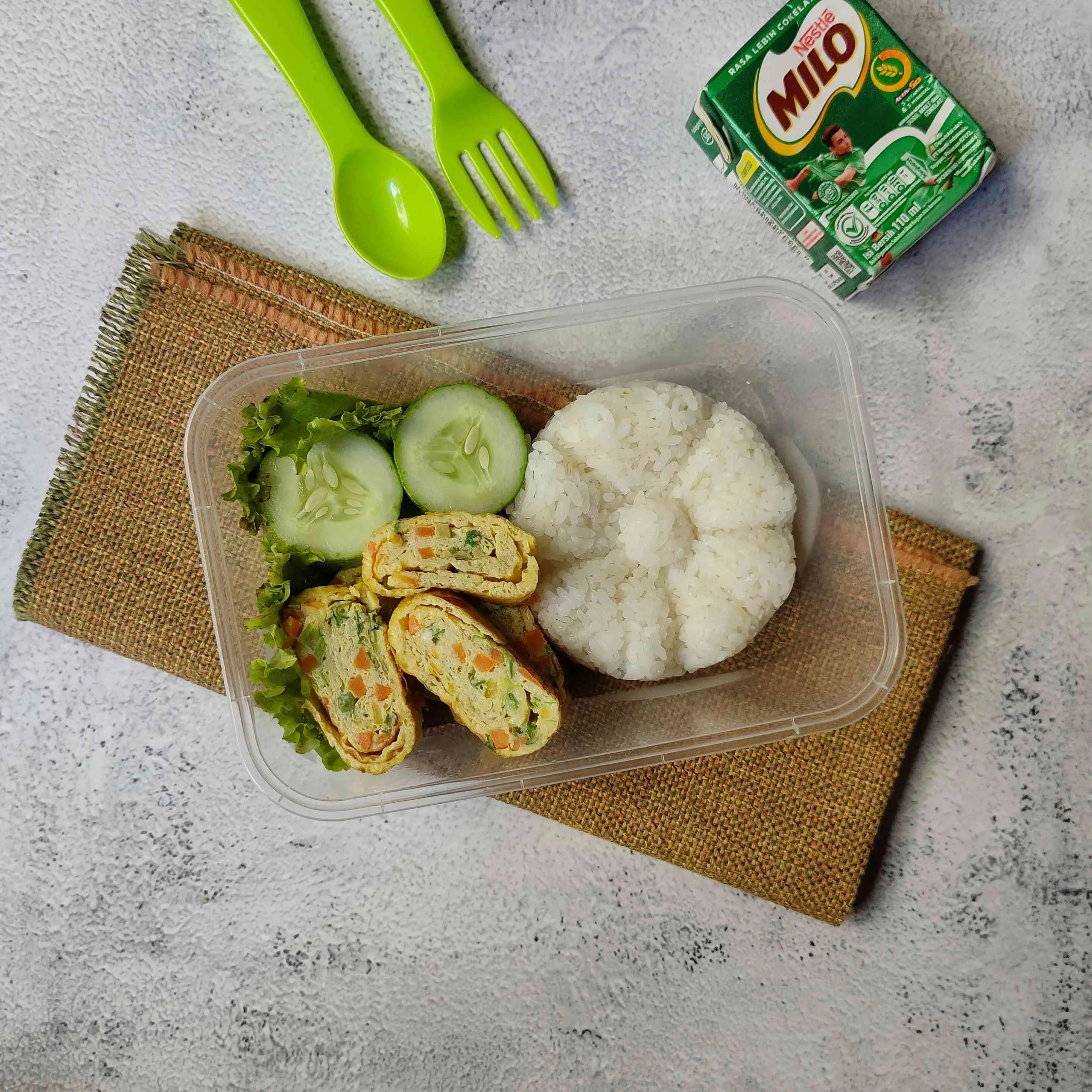Nasi Tamagoyaki Bekal Sekolah #MISIHARIANAKNASIONAL