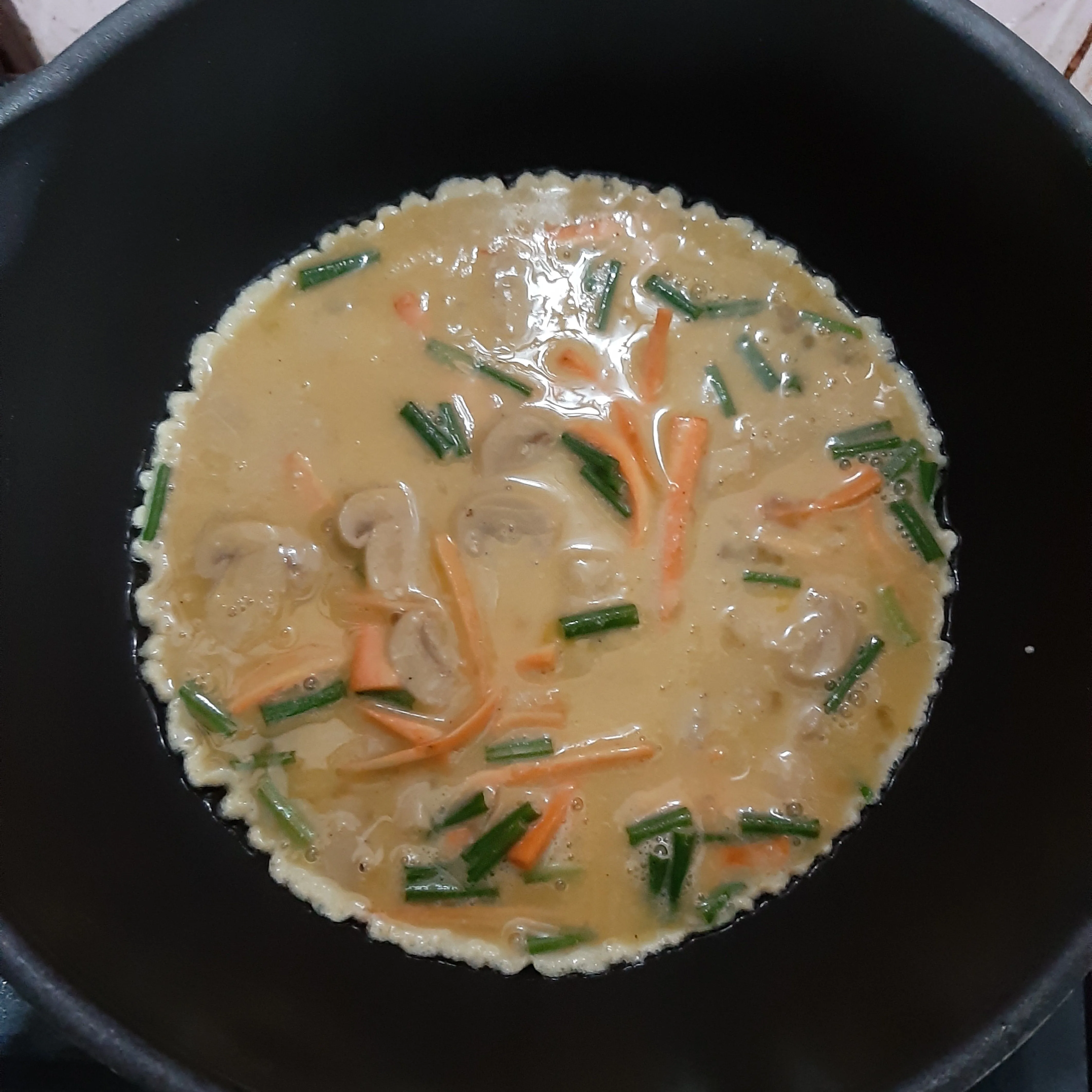 Step 5 Telur Dadar Saus Asam Manis