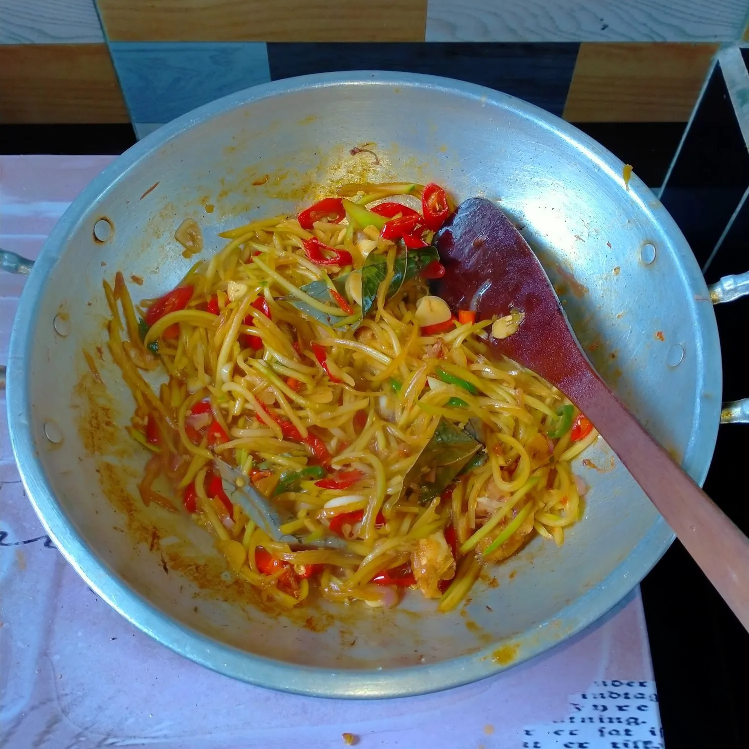 Step 5 Oseng Kates