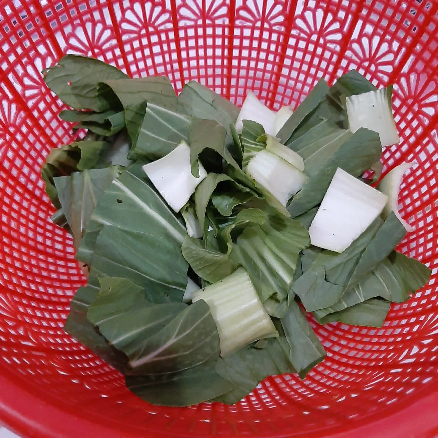 Step 1 Sup Tahu Pokcoy