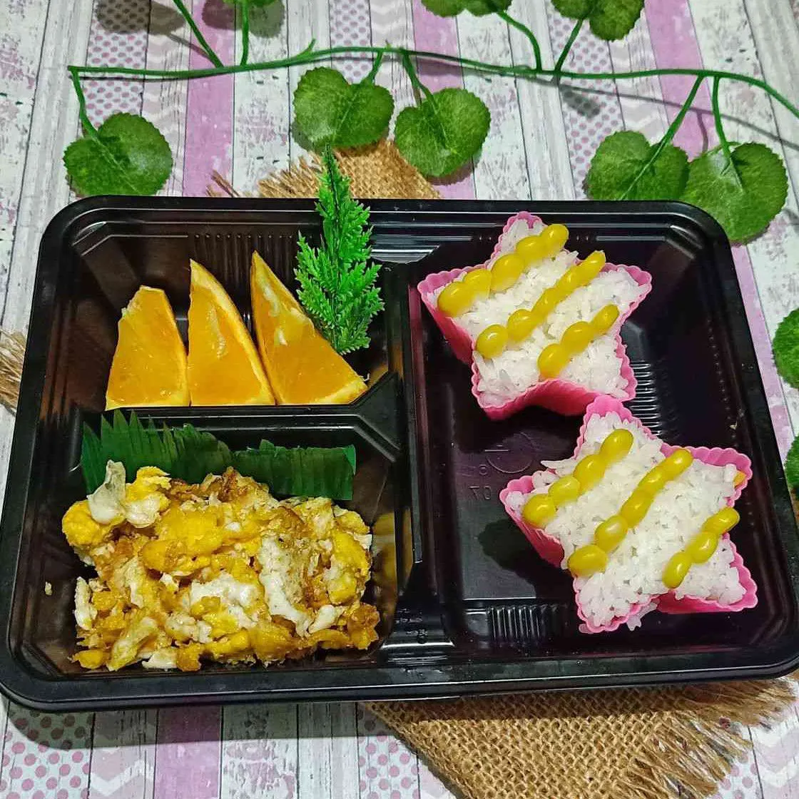 Corn Star Rice Mix Scramble Egg #MISIHARIANAKNASIONAL