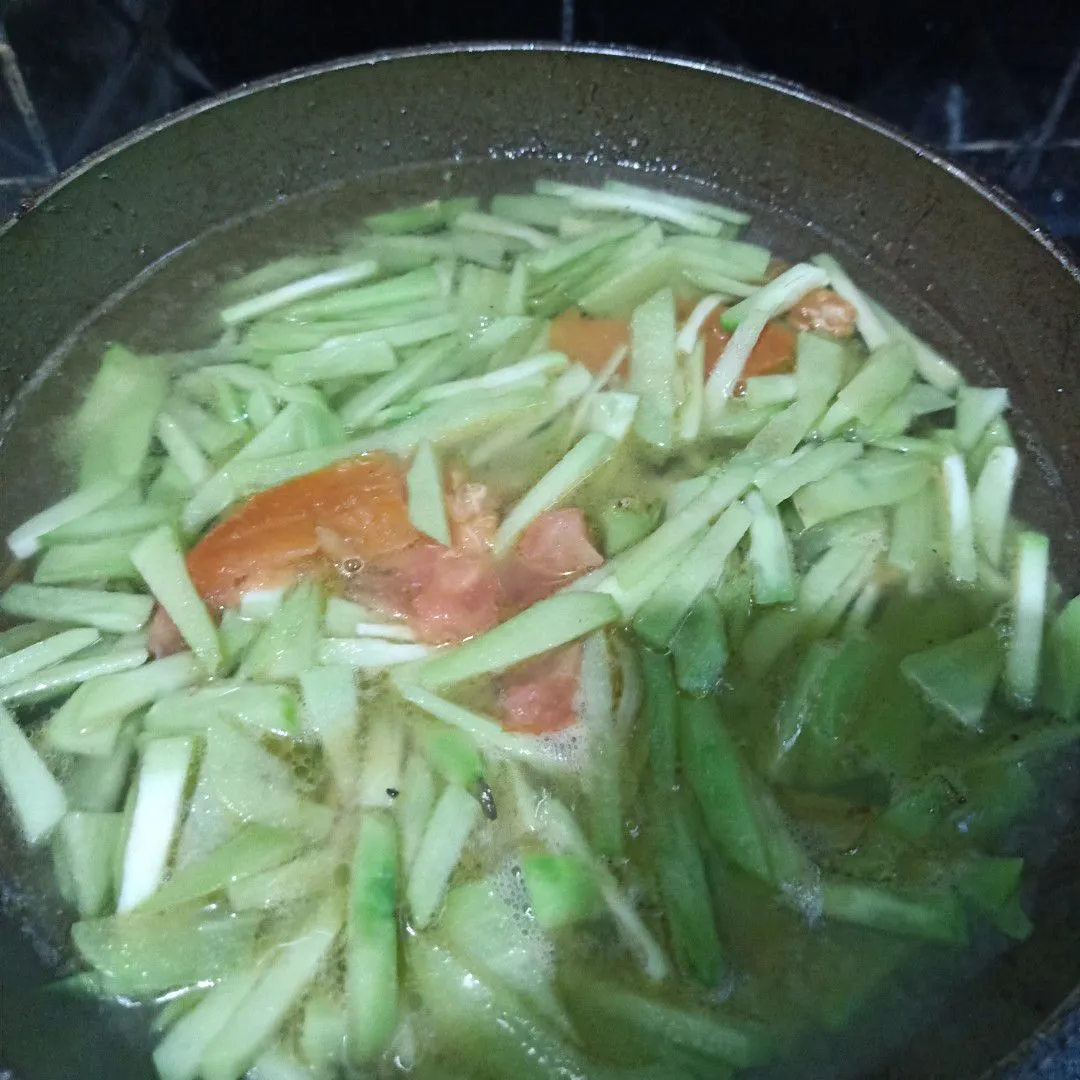 Step 8 Oseng Tahu Mini Waluh Saus Tiram