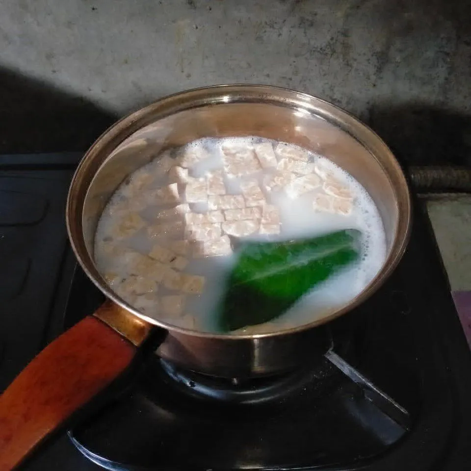 Step 3 Bobor Tempe Bayam