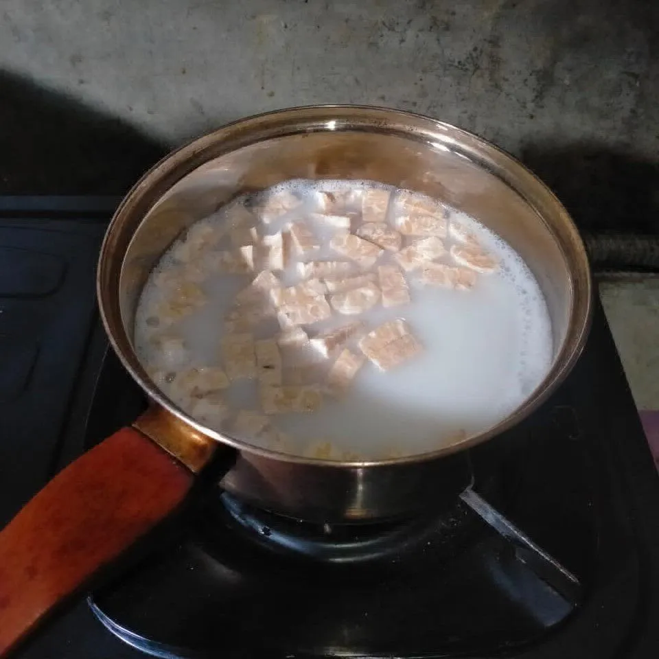 Step 2 Bobor Tempe Bayam