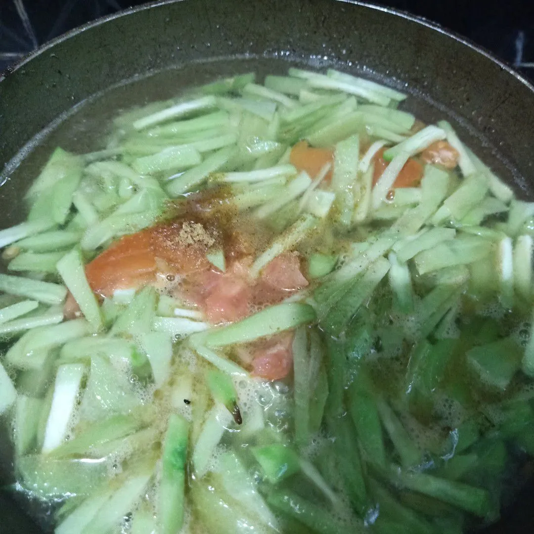 Step 9 Oseng Tahu Mini Waluh Saus Tiram