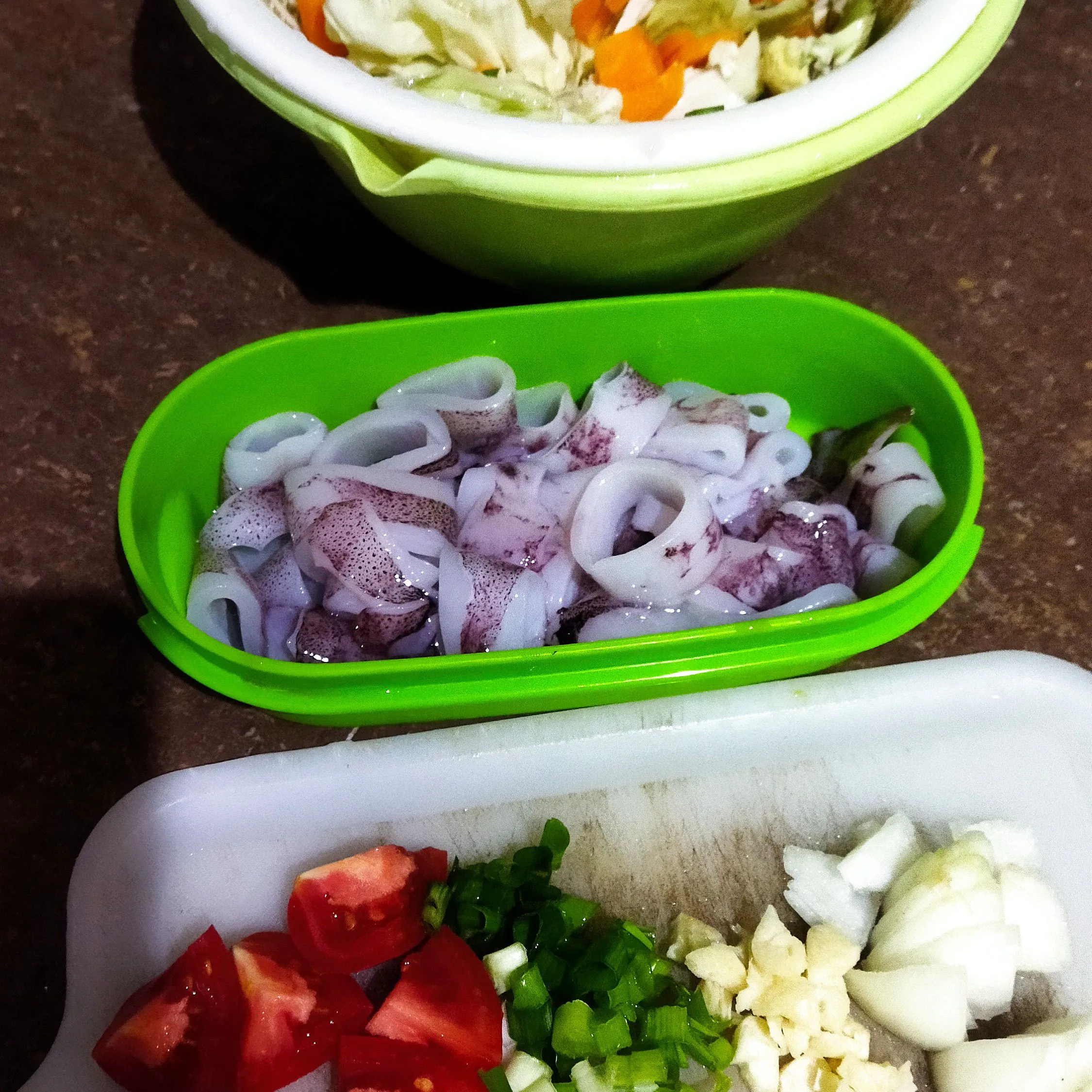 Step 1 Sop Cumi dan Sayur