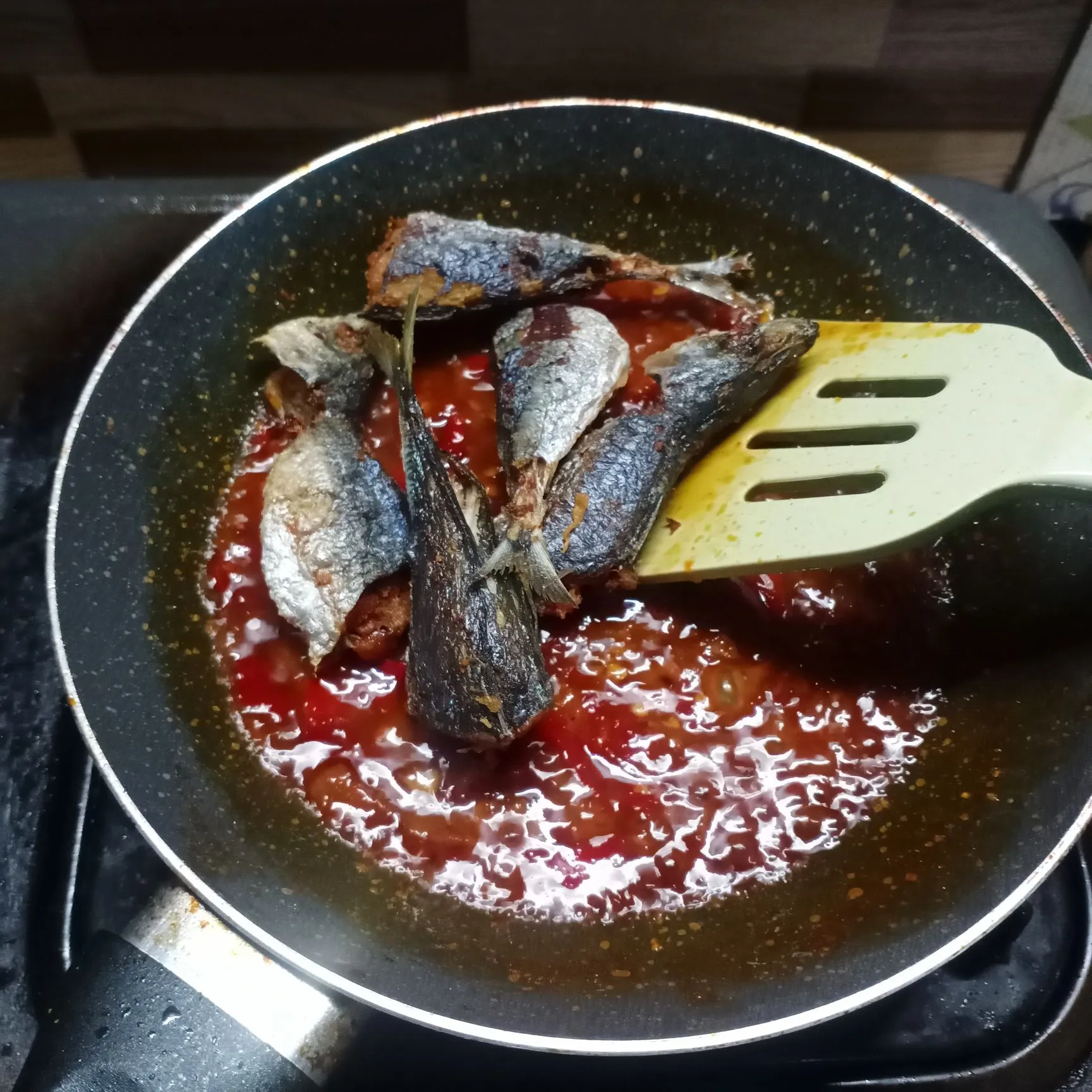 Step 5 Ikan Layang Saus Pedas