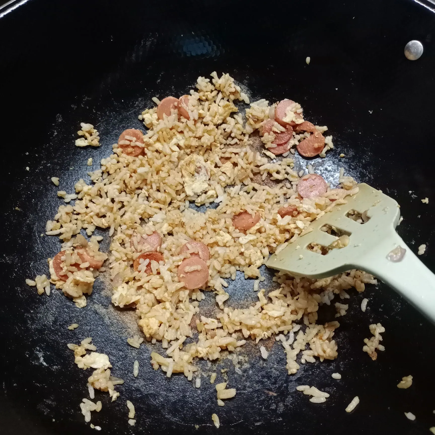 Step 6 Nasi Goreng Sosis Telur Bumbu Iris