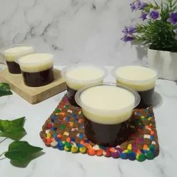 Puding Silky Cokelat