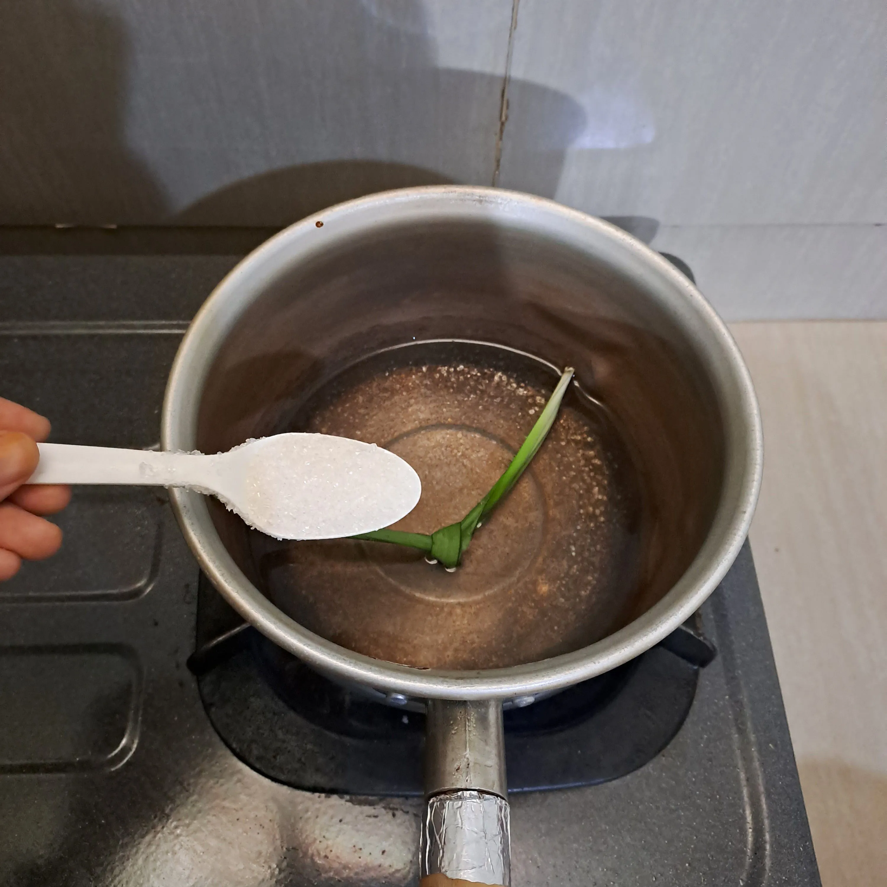 Step 2 Es Pisang Susu