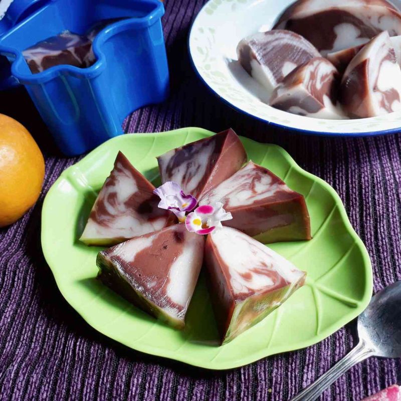 Resep Puding Jelly Zebra Sederhana Enak Chef Erna