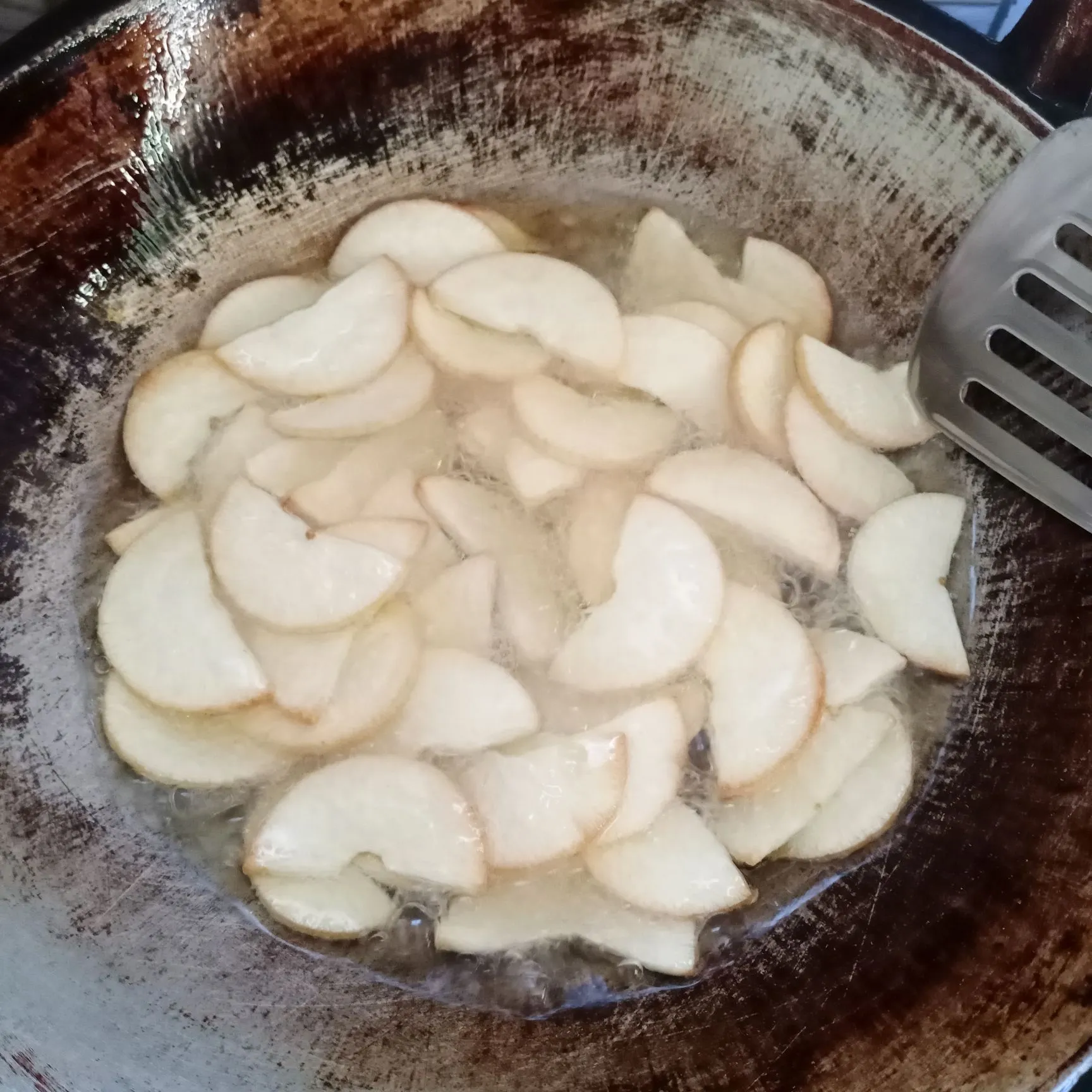Step 2 Singkong Sambal Pedas Manis