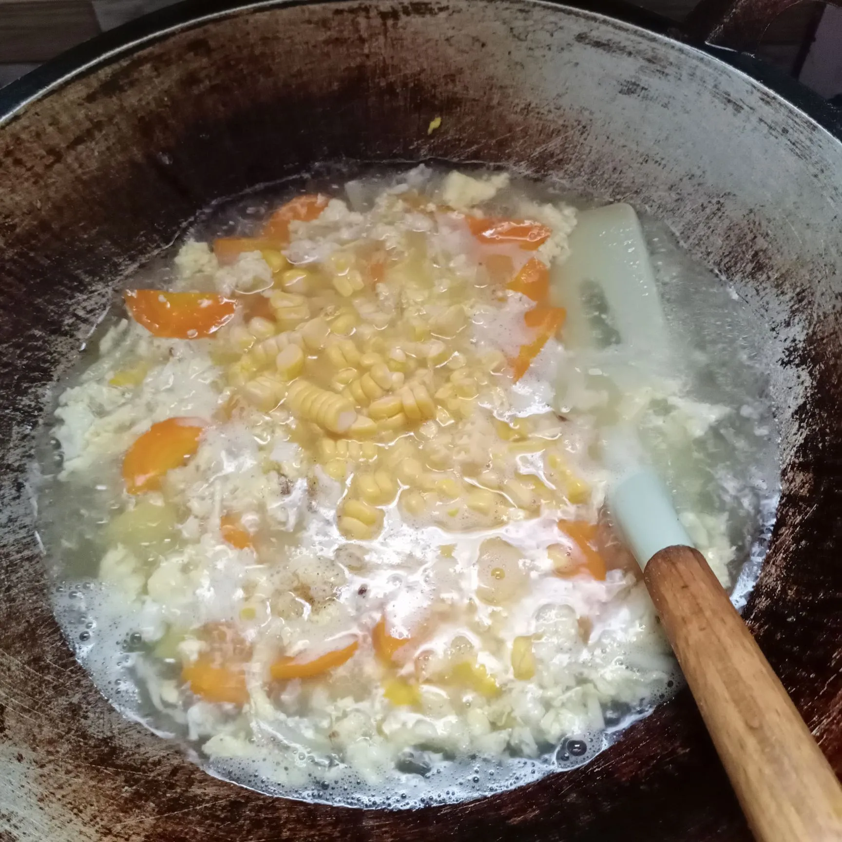 Step 5 Sup Jagung Wortel Kentang
