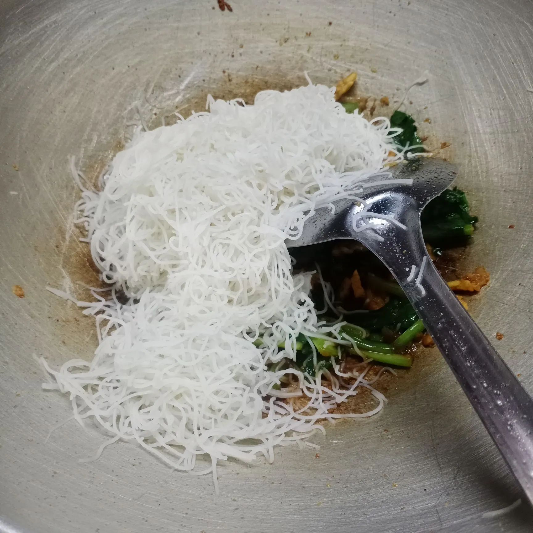 Step 6 Bihun Goreng Tempe