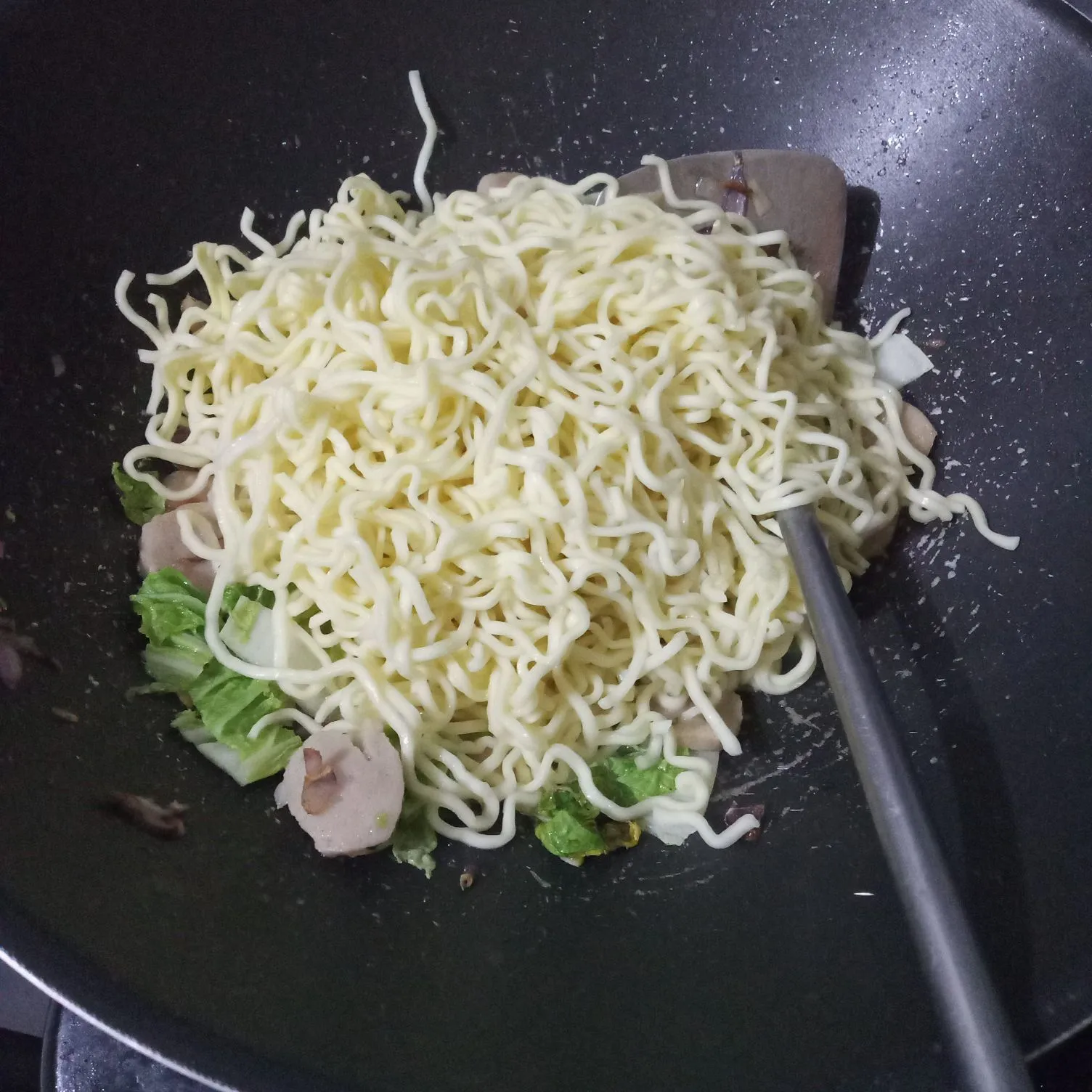 Step 5 Mie Goreng Sawi Putih