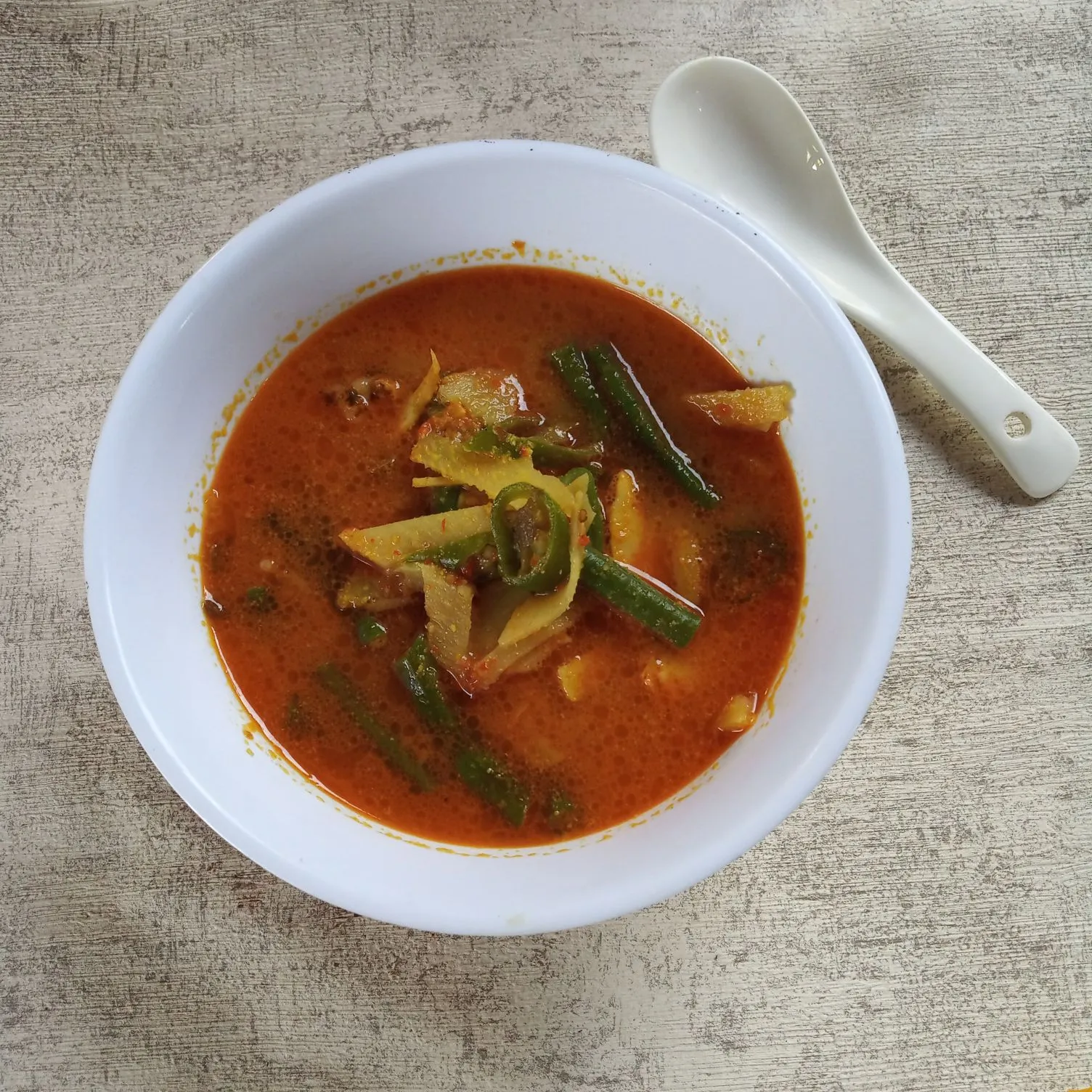 Step 9 Lodeh Rebung Kacang Panjang