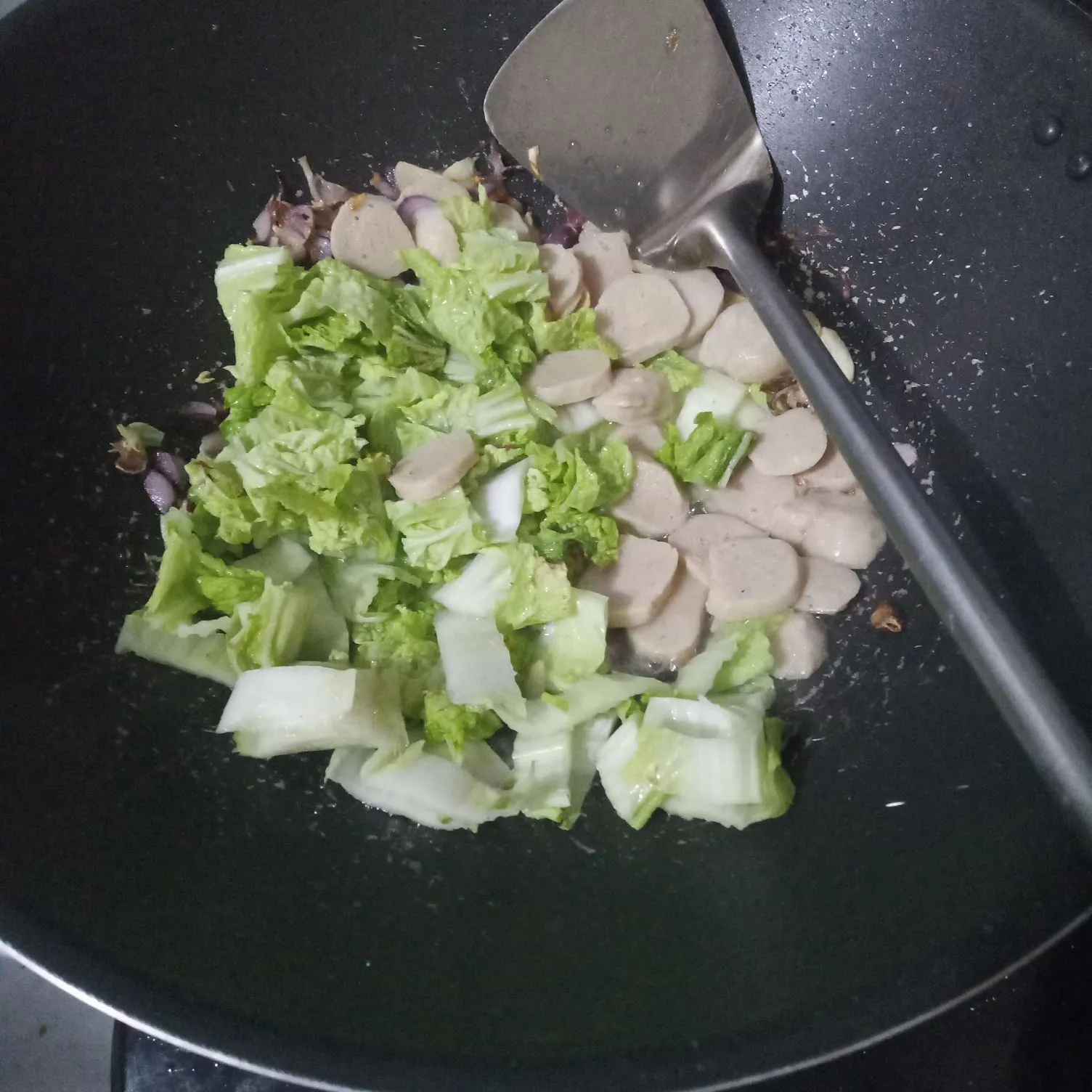 Step 4 Mie Goreng Sawi Putih