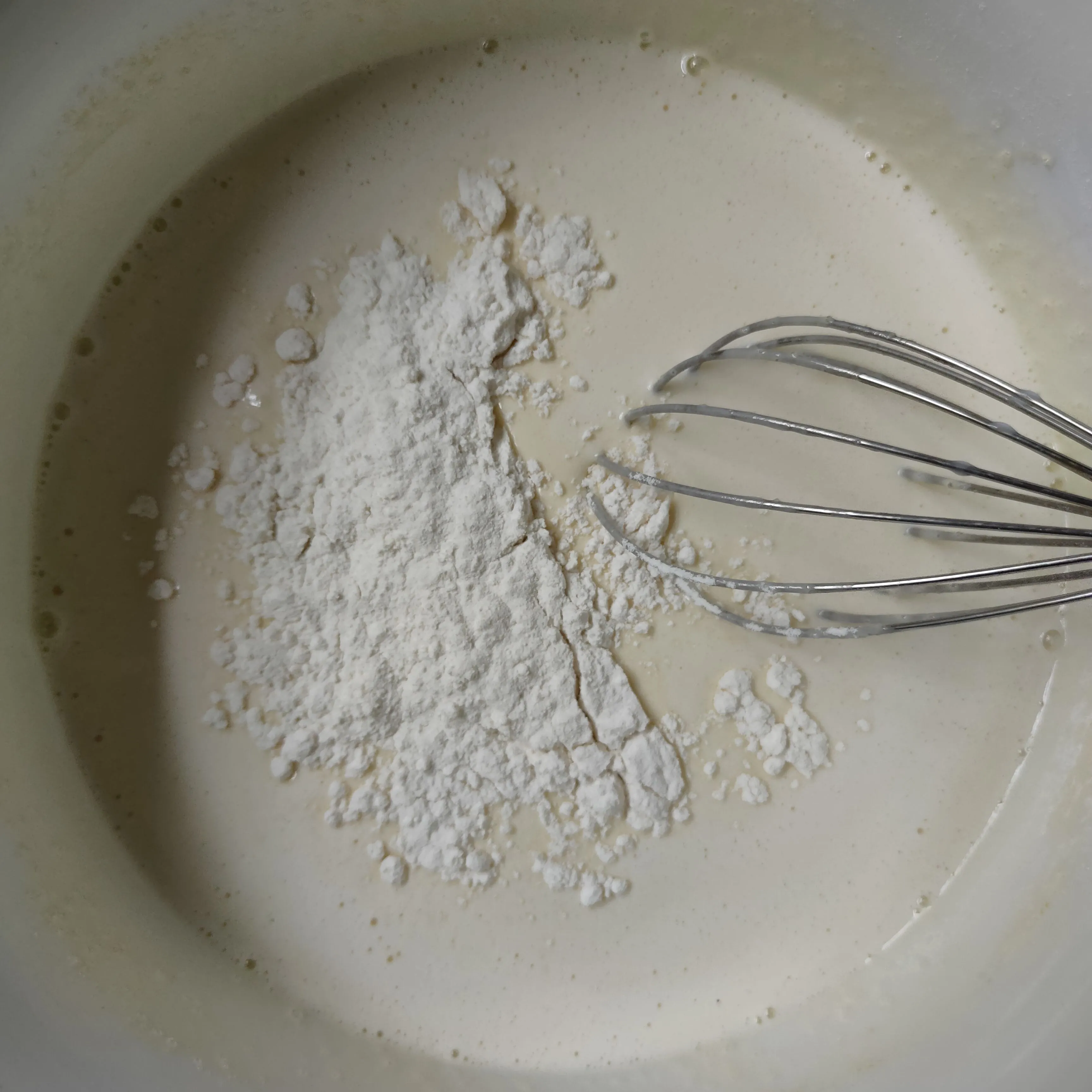Step 4 Bolu Kukus Mekar Susu