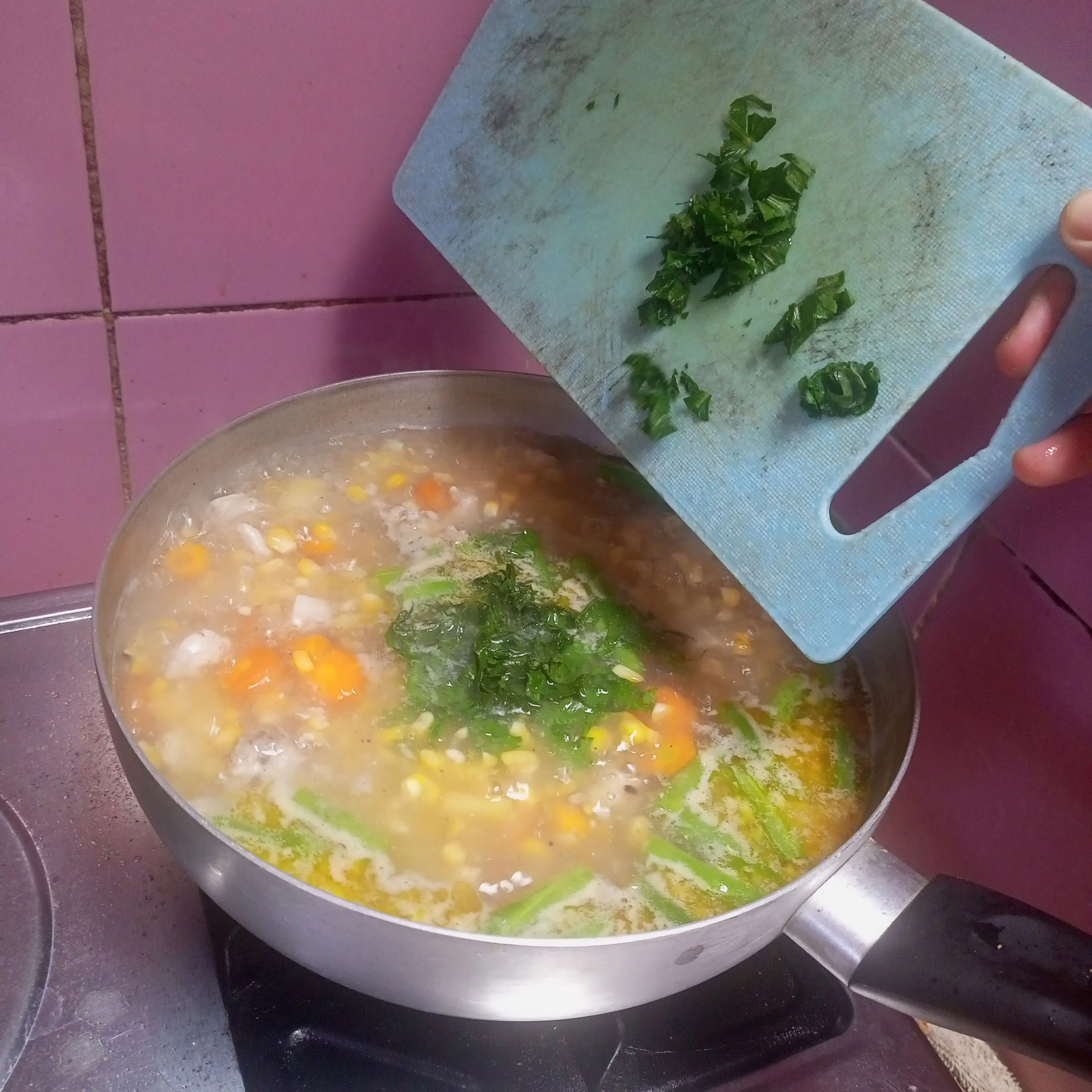 Step 5 Sup Ayam