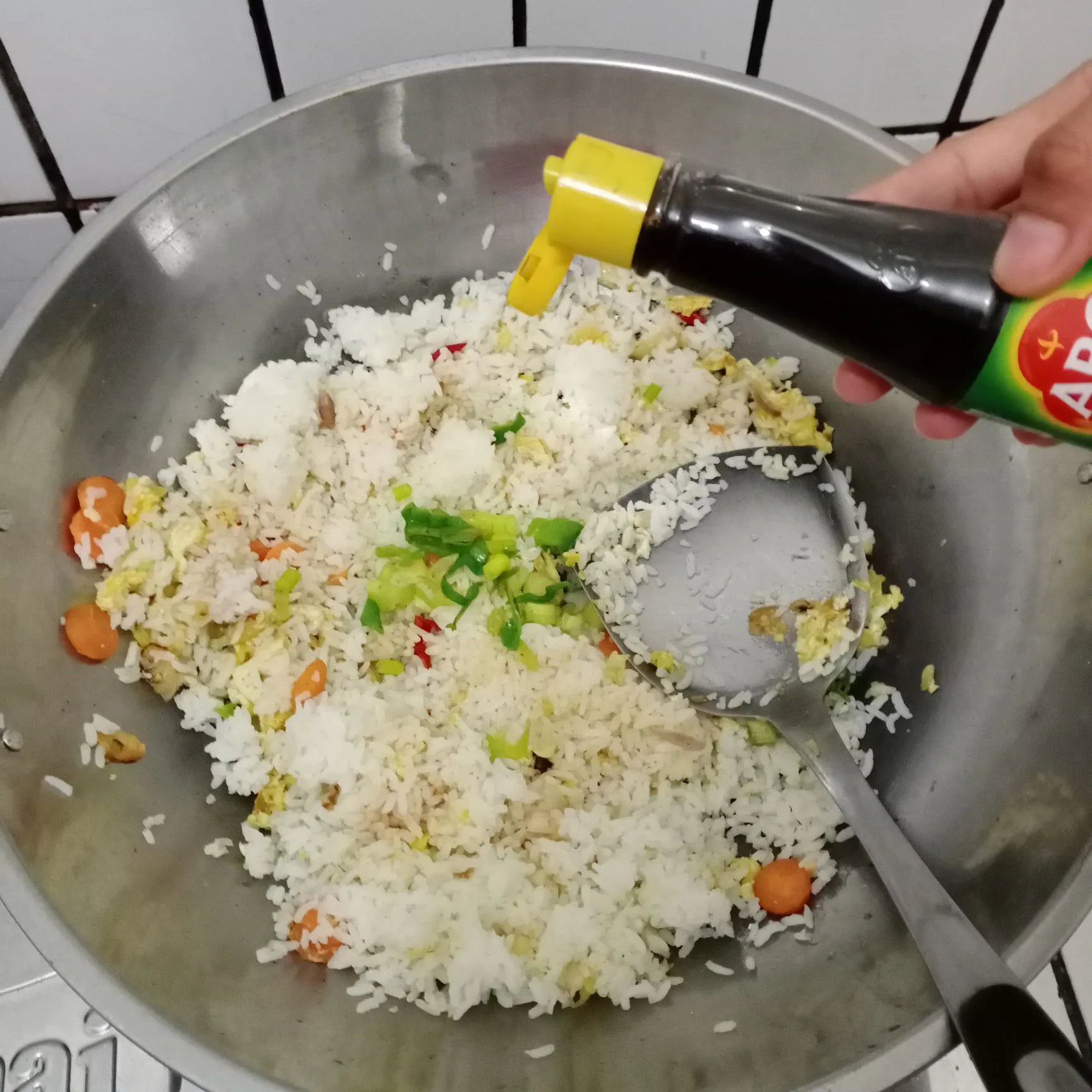 Step 5 Nasi Goreng Mentega Sayur
