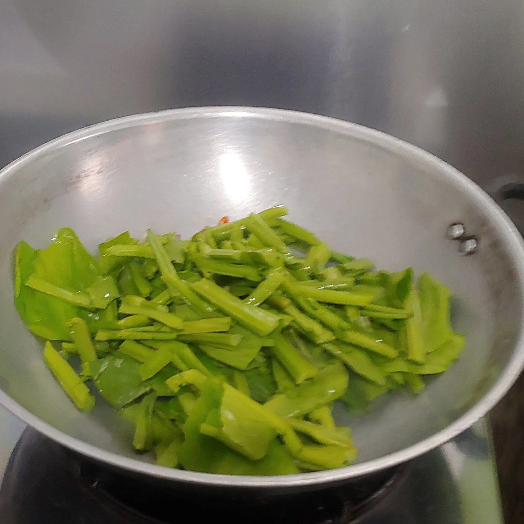 Step 4 Tumis Genjer