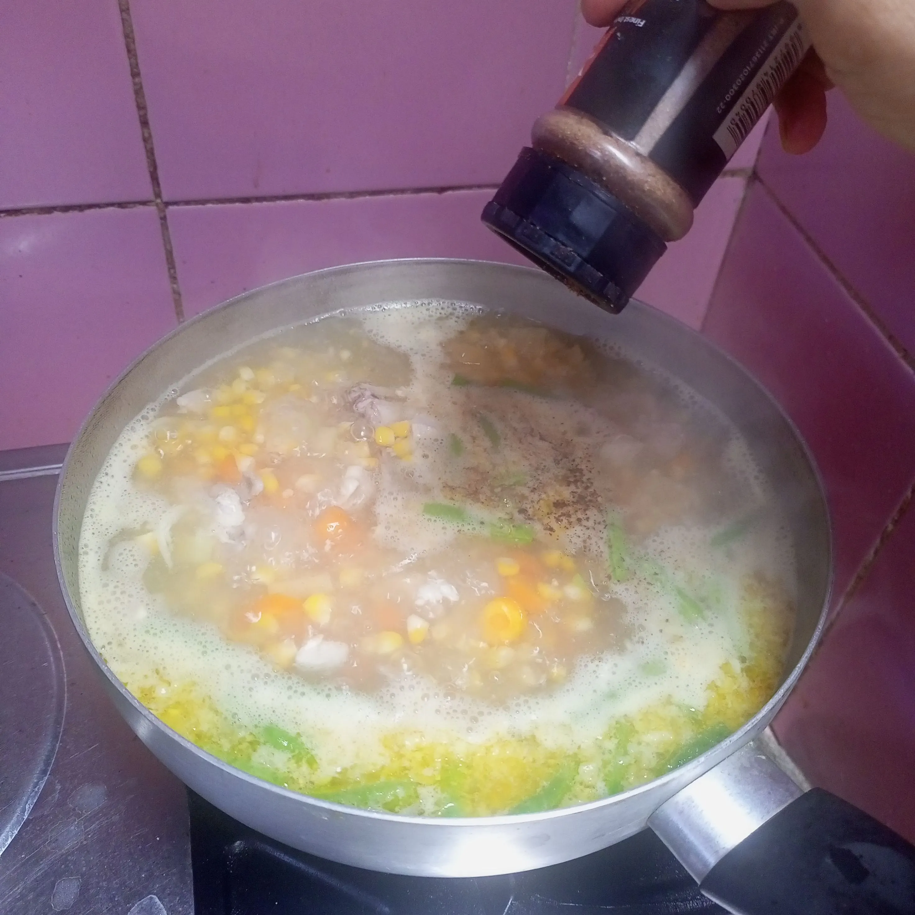 Step 4 Sup Ayam