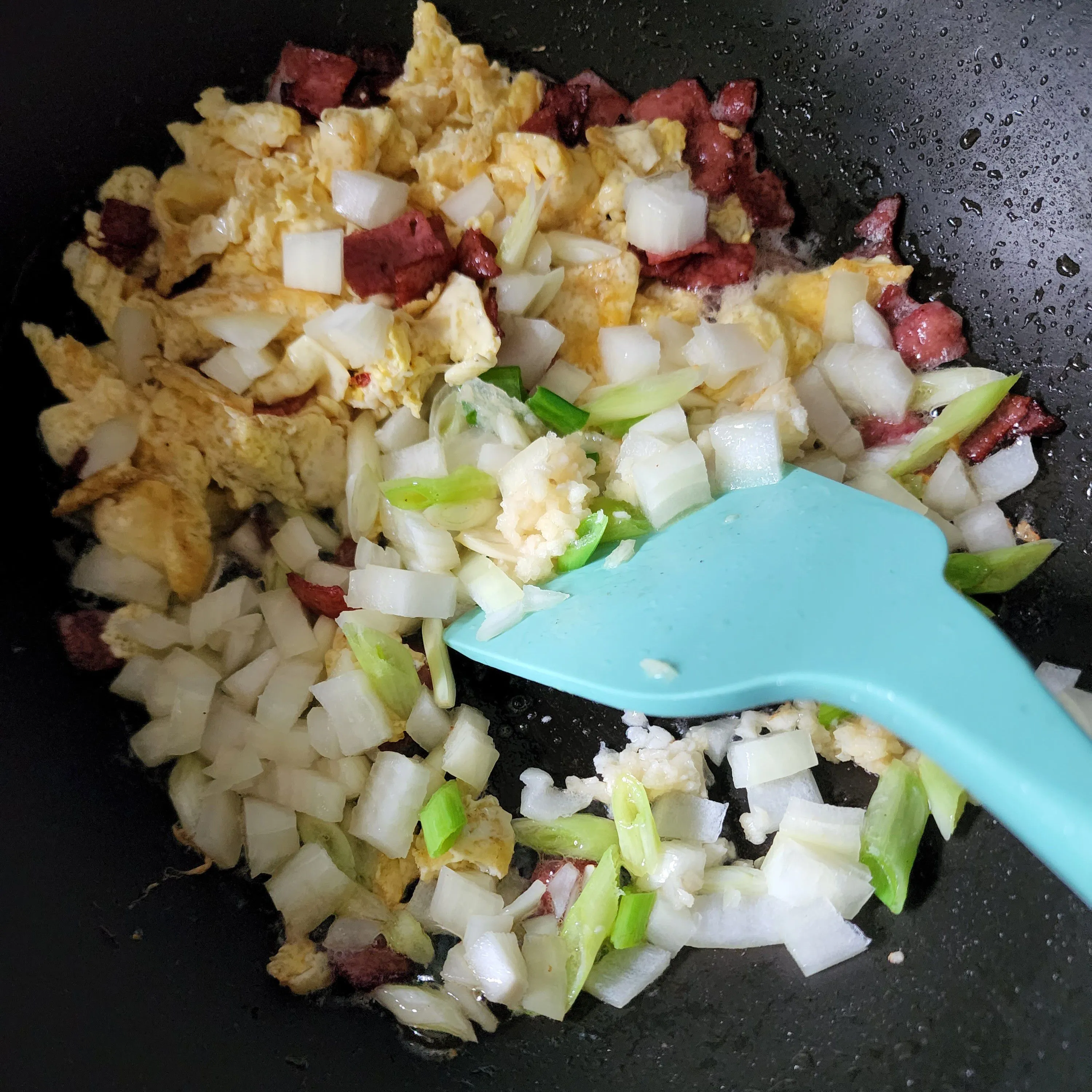 Step 3 Nasi Goreng Smoked Beef Saus Tiram