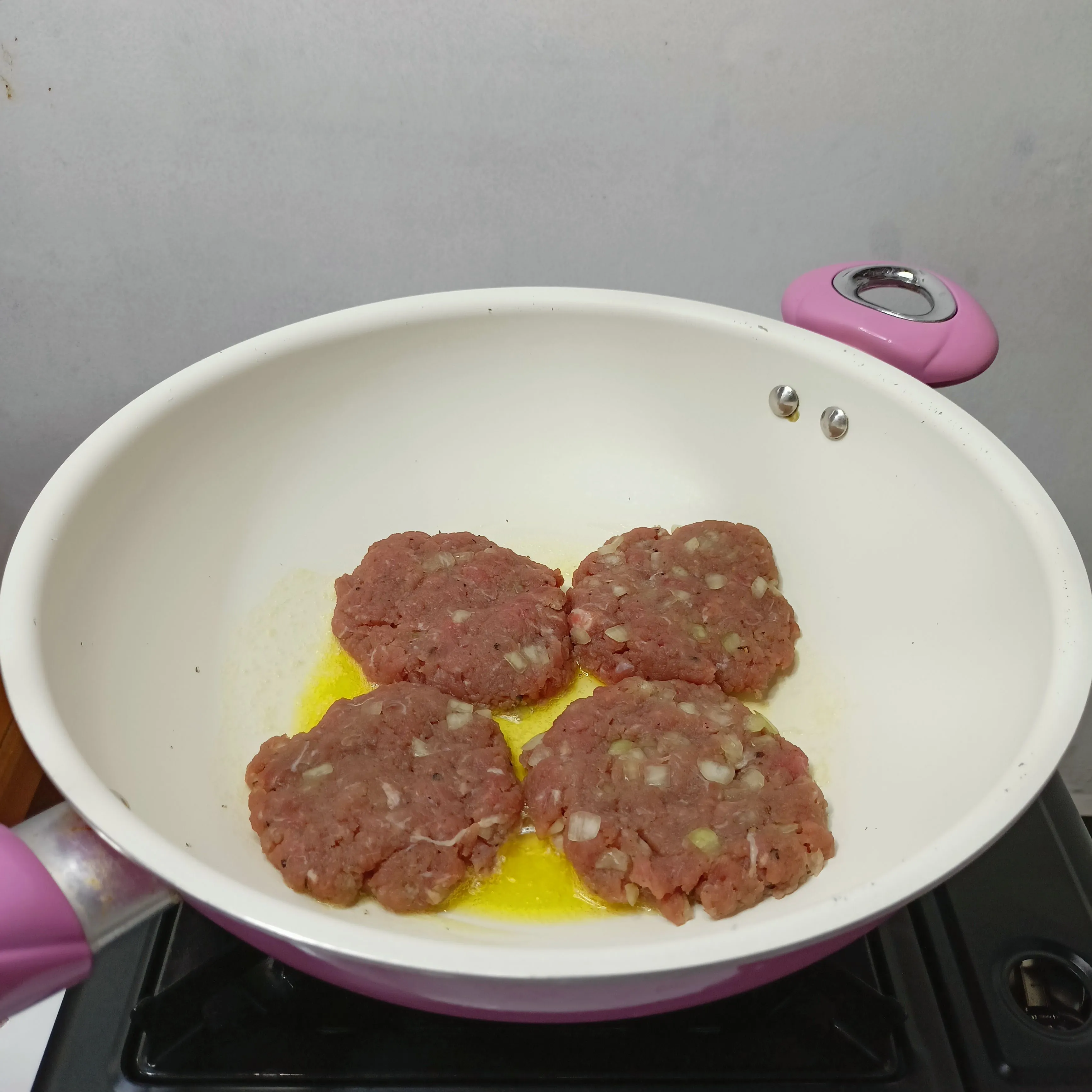 Step 4 Beef Patty Steak BBQ