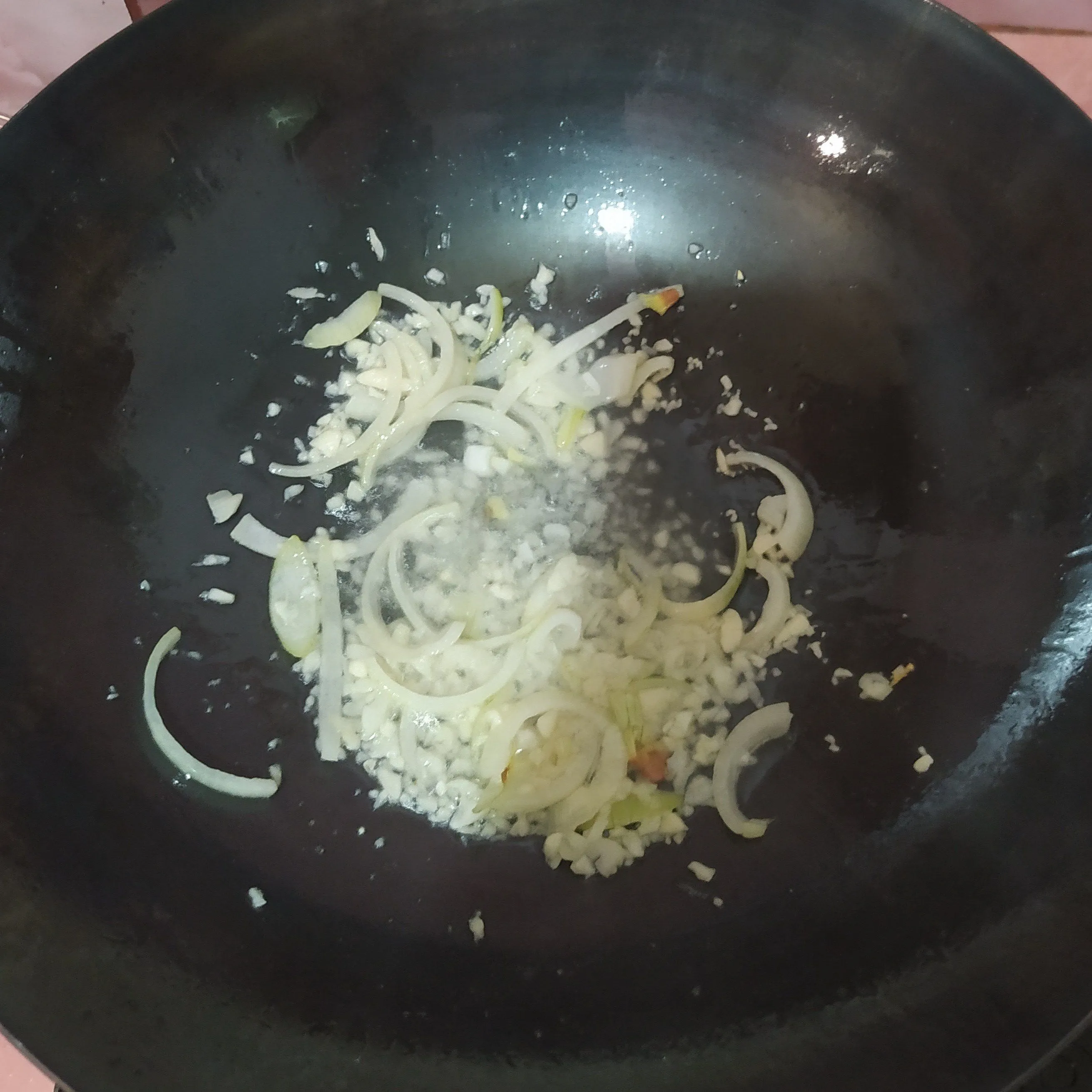 Step 2 Mie Tumis Brokoli