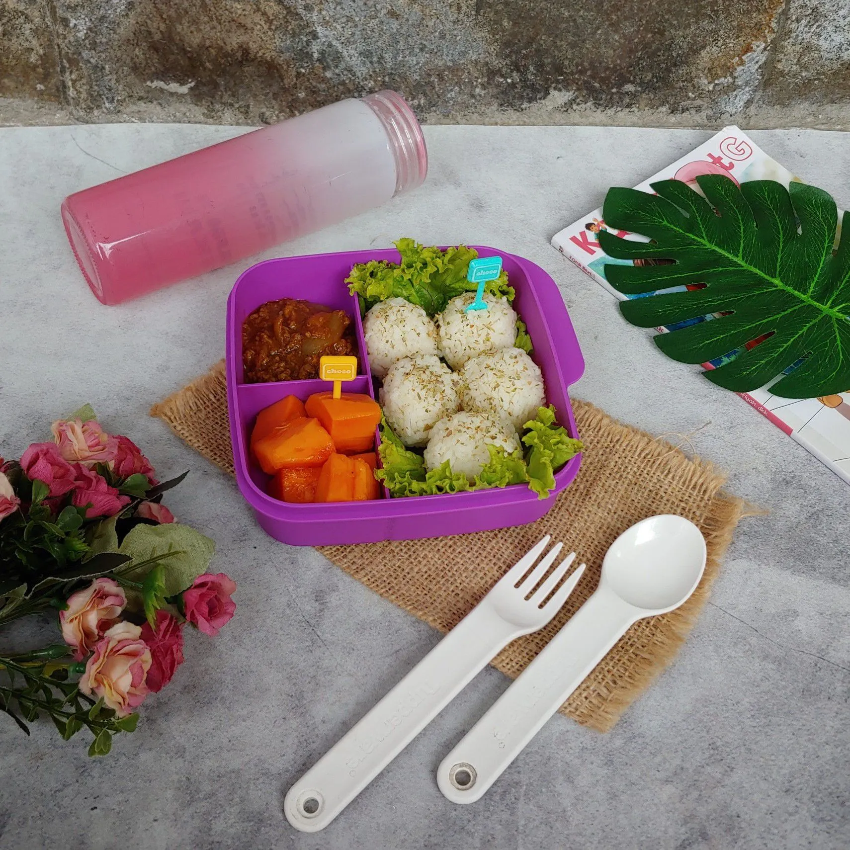 Step 9 Nasi Kepal BBQ