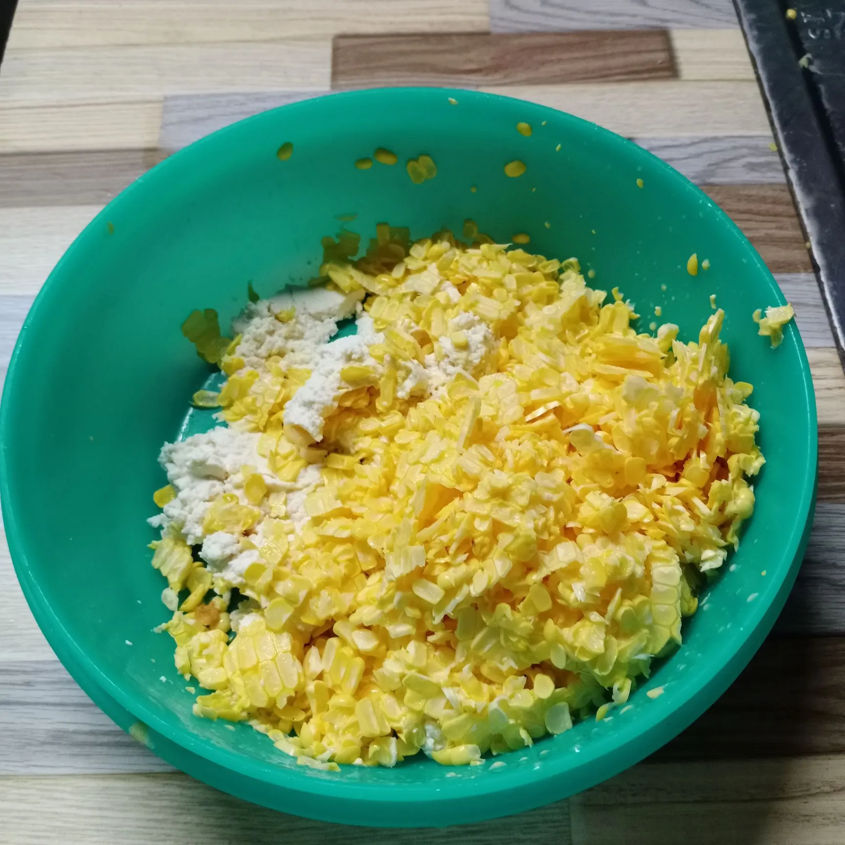 Step 2 Bakwan Jagung Tahu