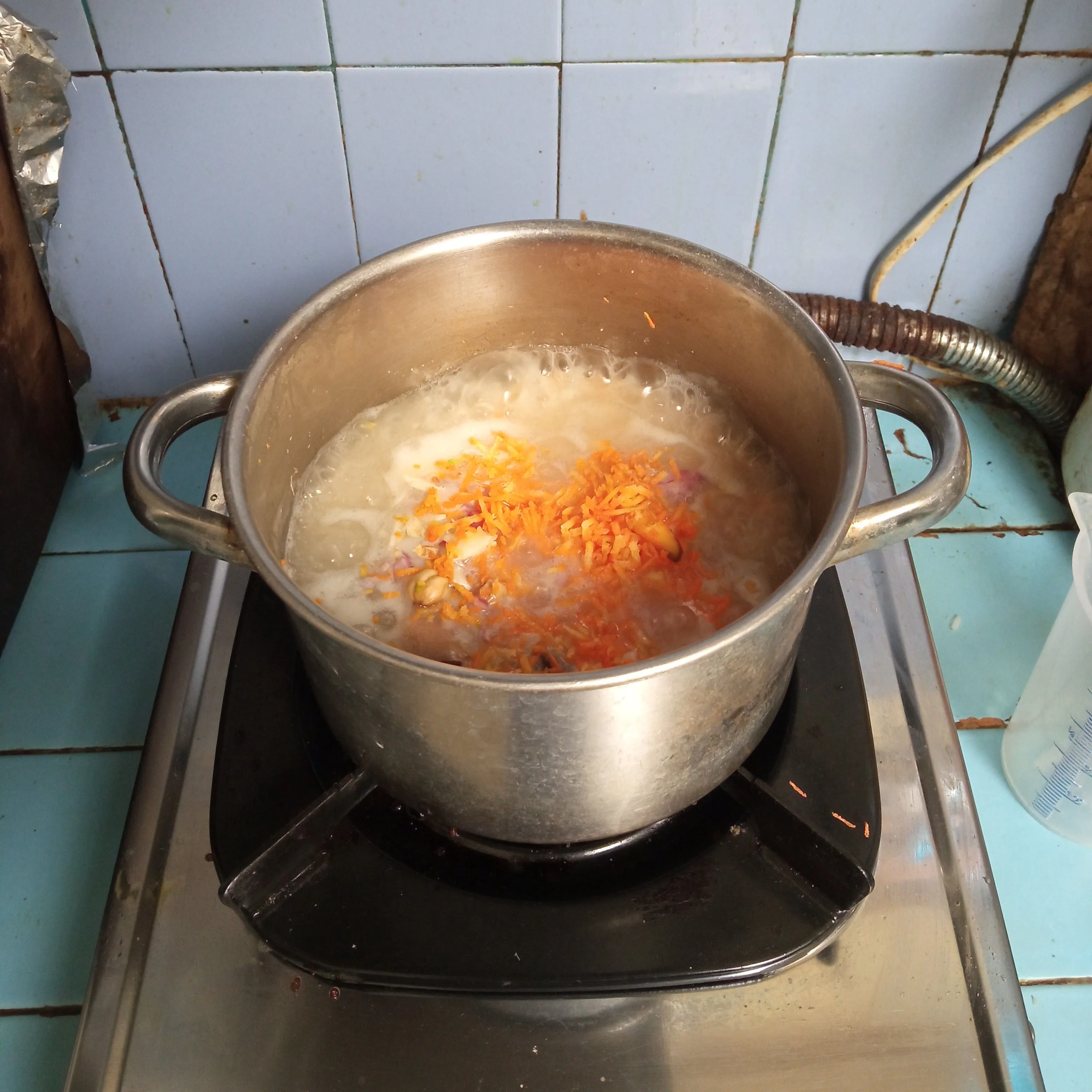 Step 4 Bubur Kanji Rumbi
