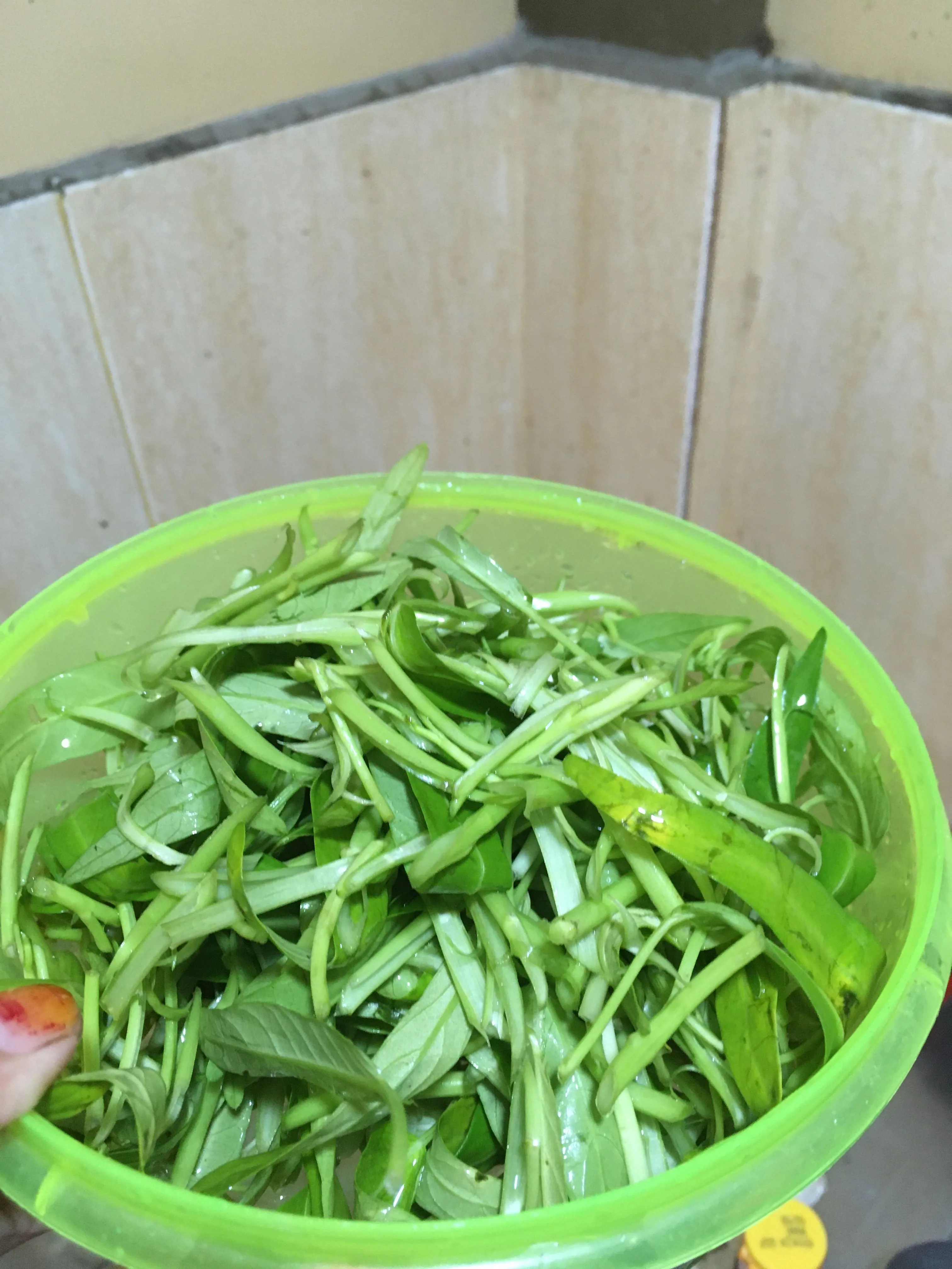 Step 1 Tumis Kangkung Kecap