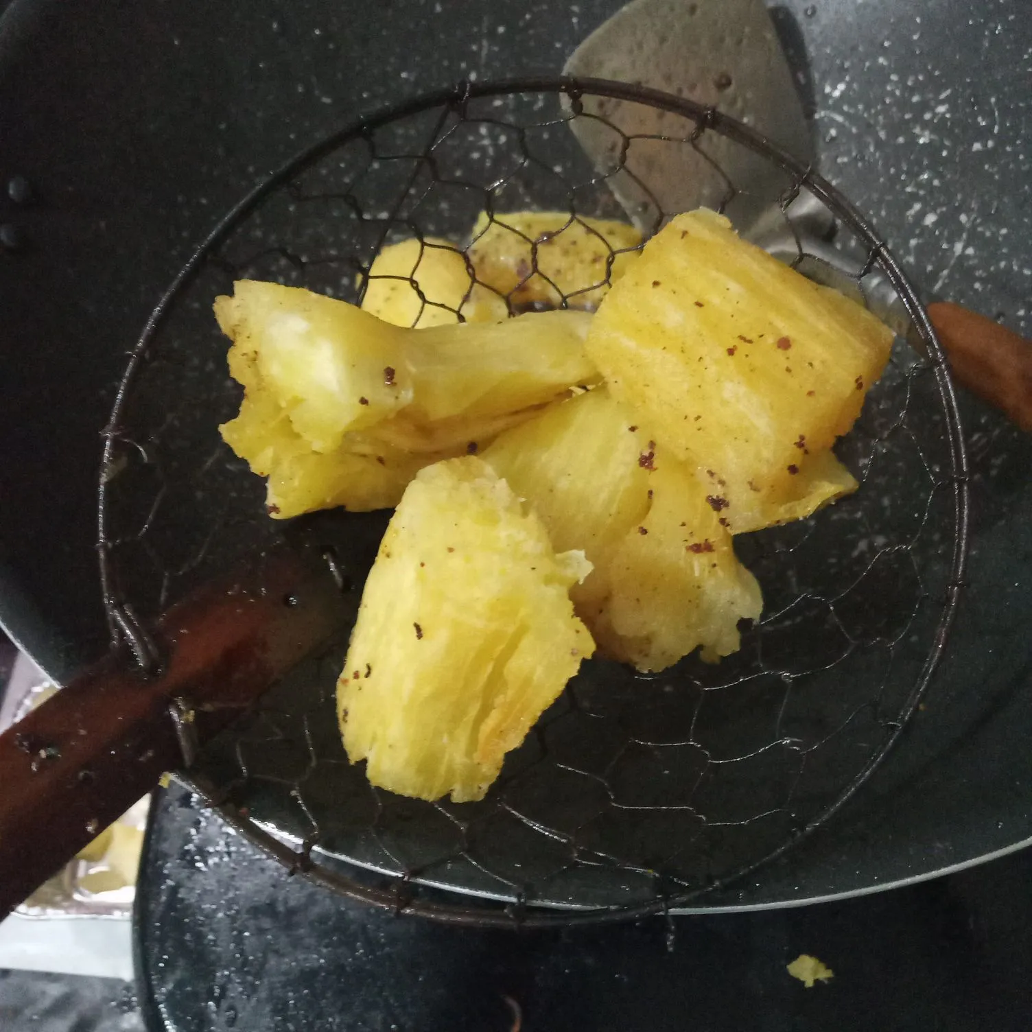 Step 3 Singkong Goreng Vla Coklat