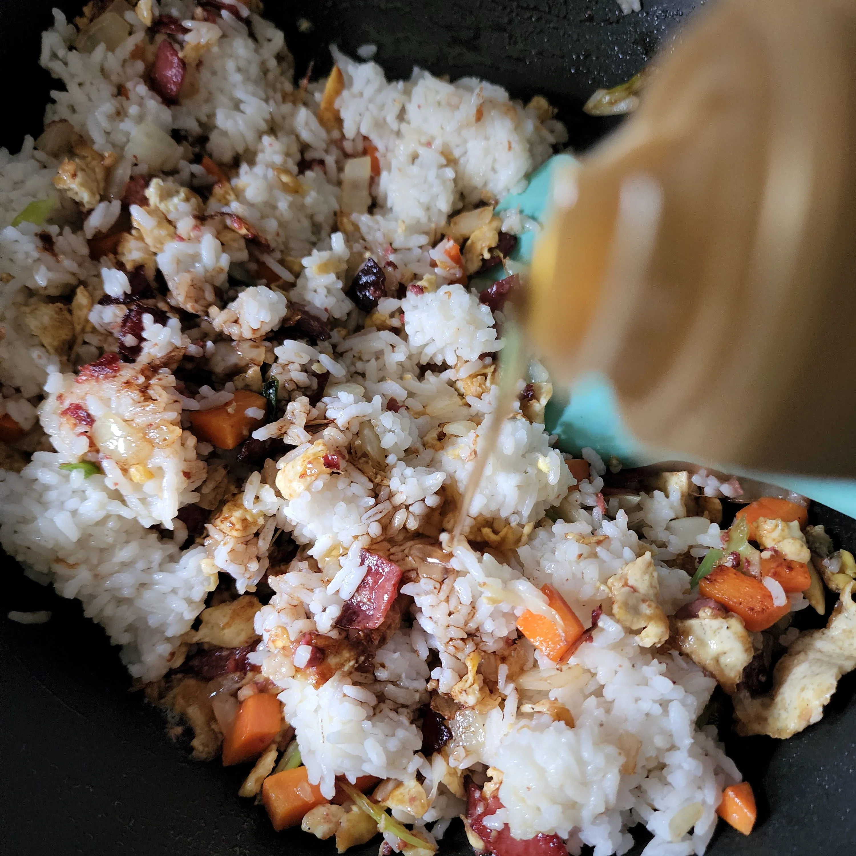 Step 4 Nasi Goreng Smoked Beef Saus Tiram