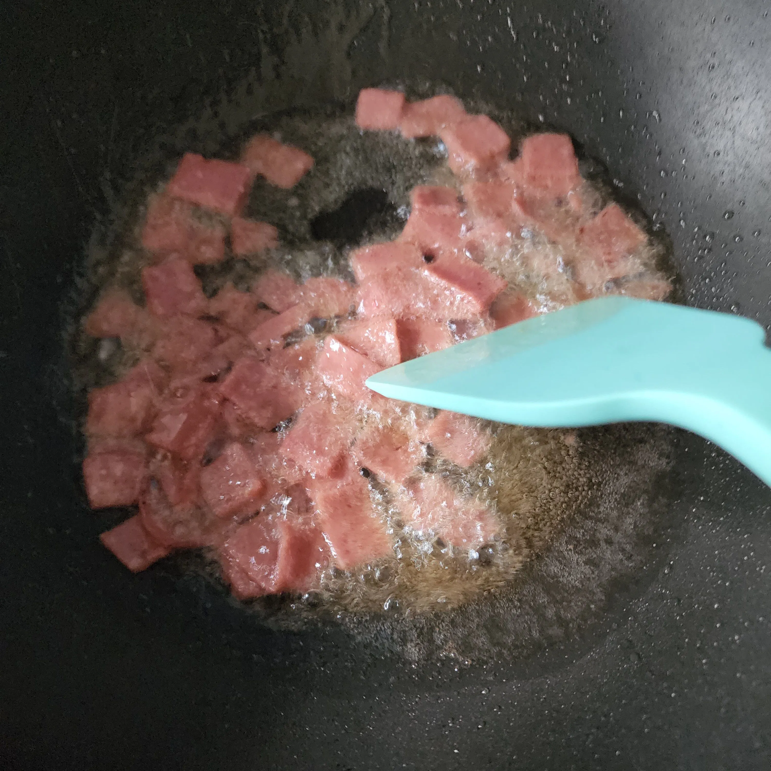 Step 1 Nasi Goreng Smoked Beef Saus Tiram
