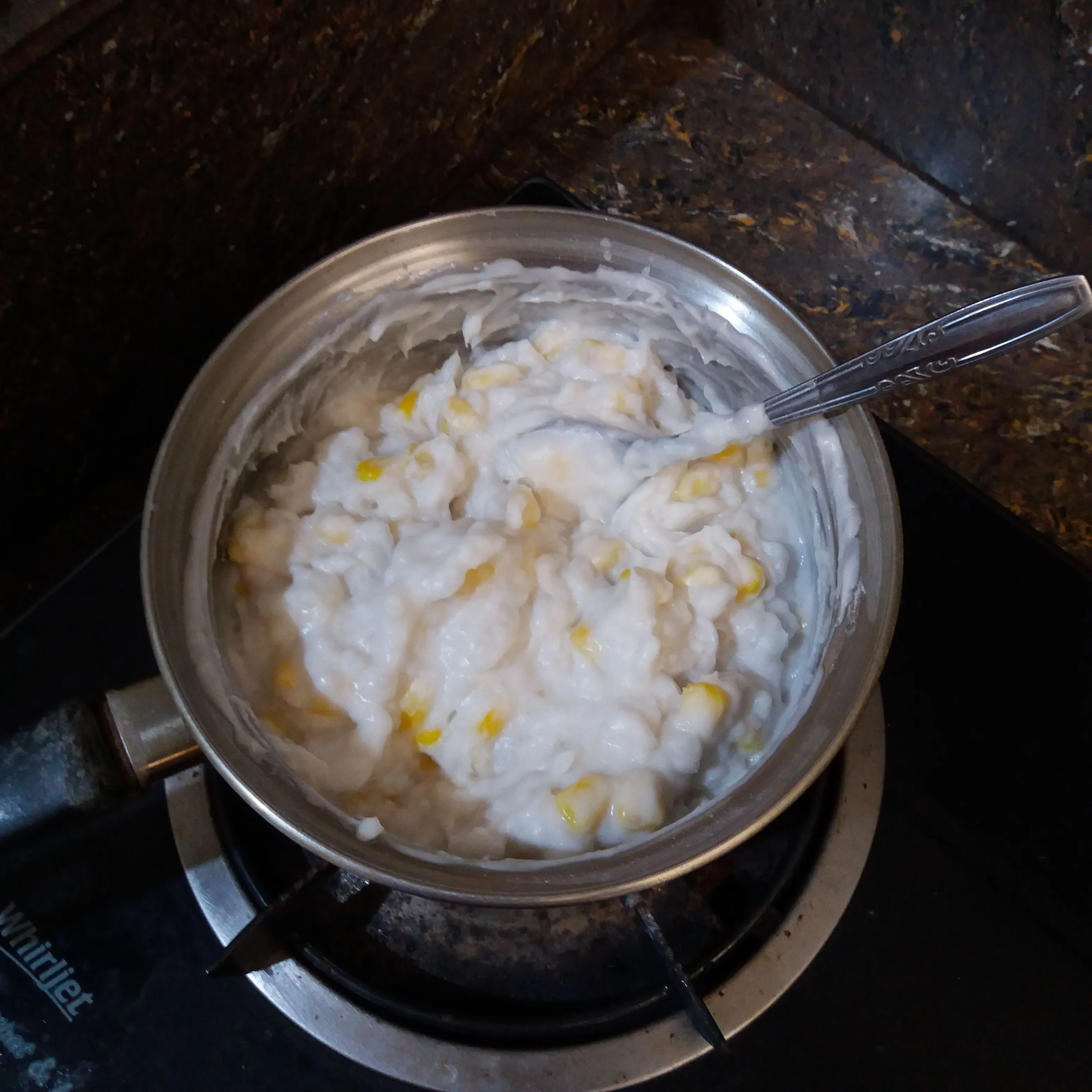 Step 3 Nagasari Jagung Legit